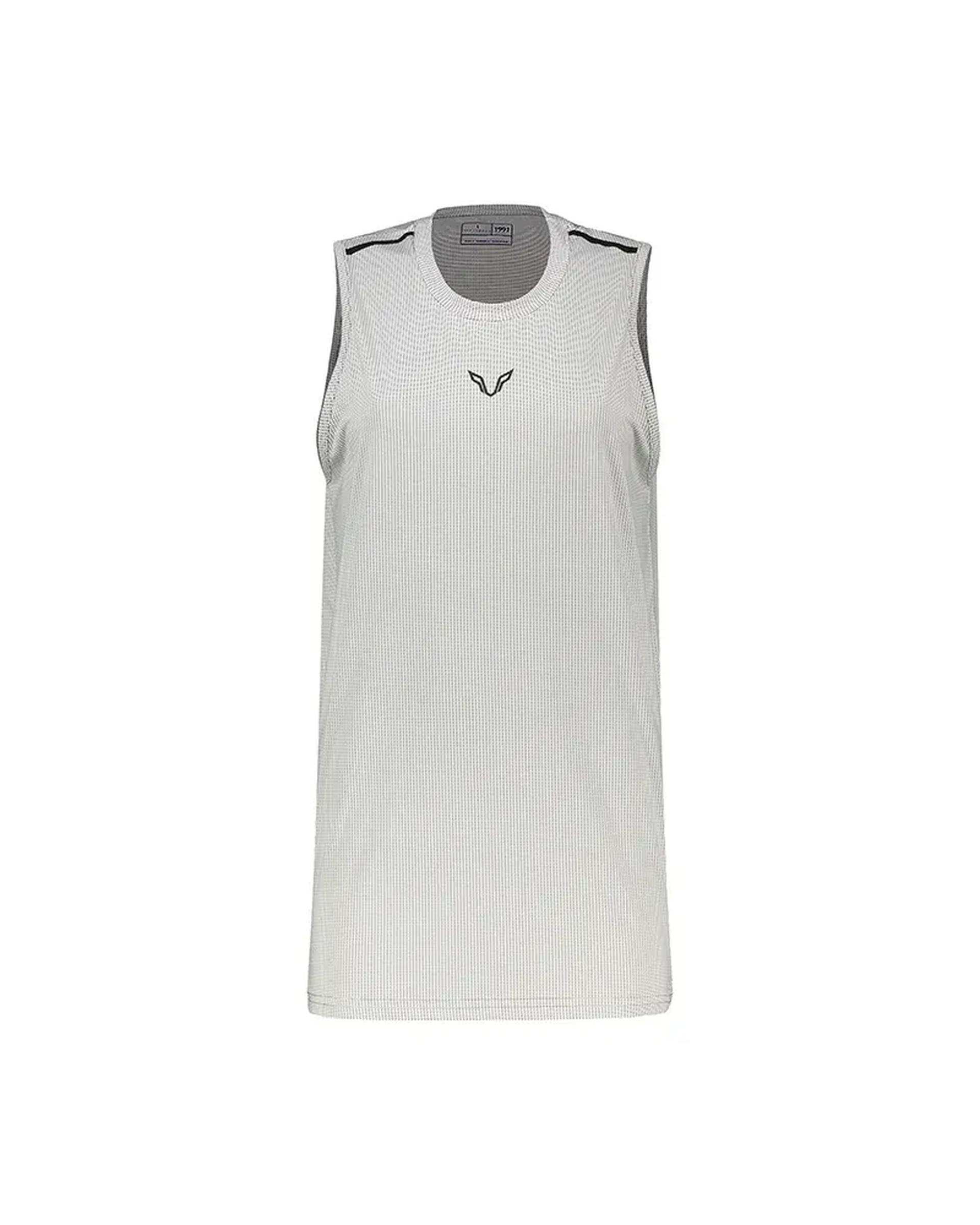 تاپ ورزشی مردانه اورسایز طوسی روشن نوزده نود و یک 1991 مدل TS1993 LG