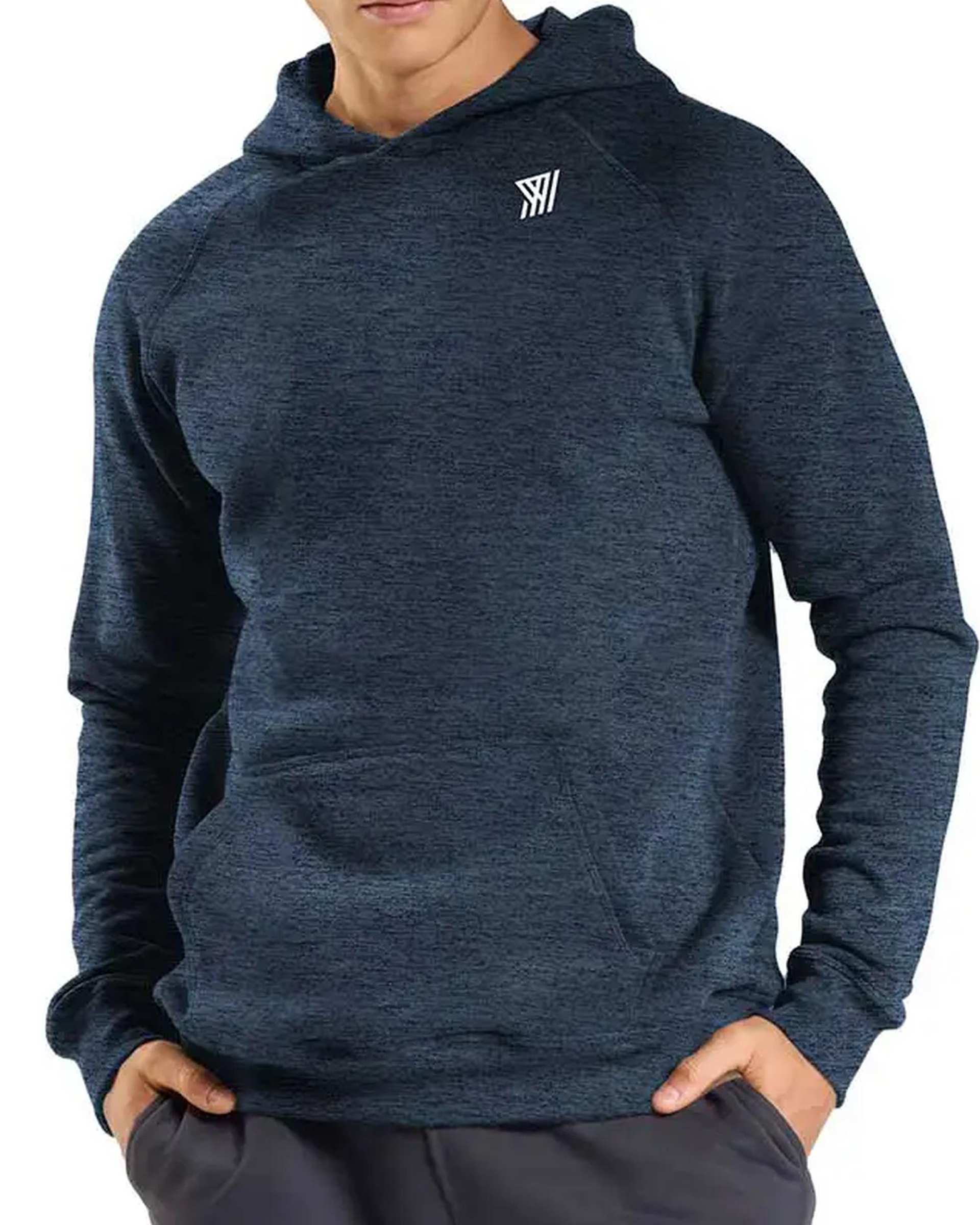 هودی ورزشی مردانه سرمه ای نوزده نود و یک 1991 مدل GK1941 NB