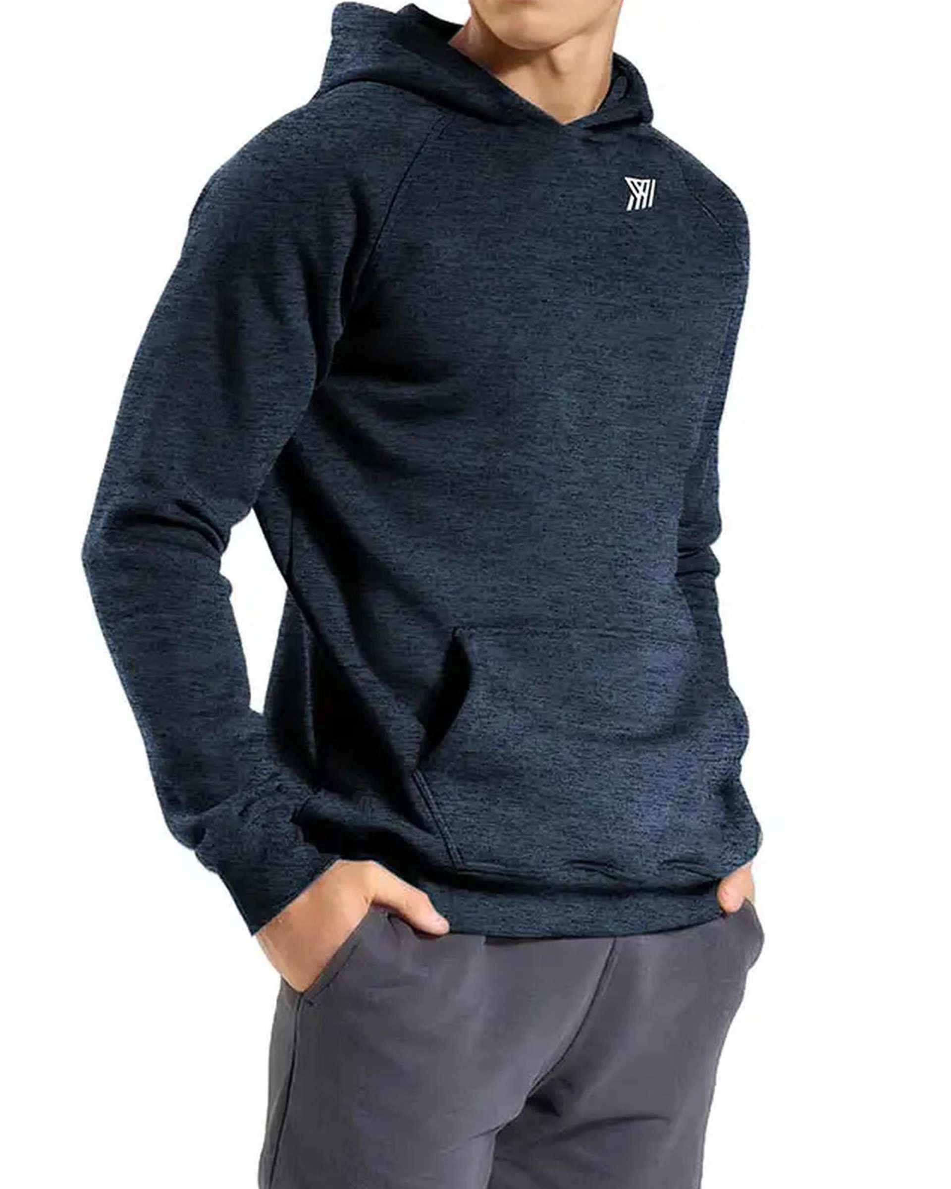 هودی ورزشی مردانه سرمه ای نوزده نود و یک 1991 مدل GK1941 NB