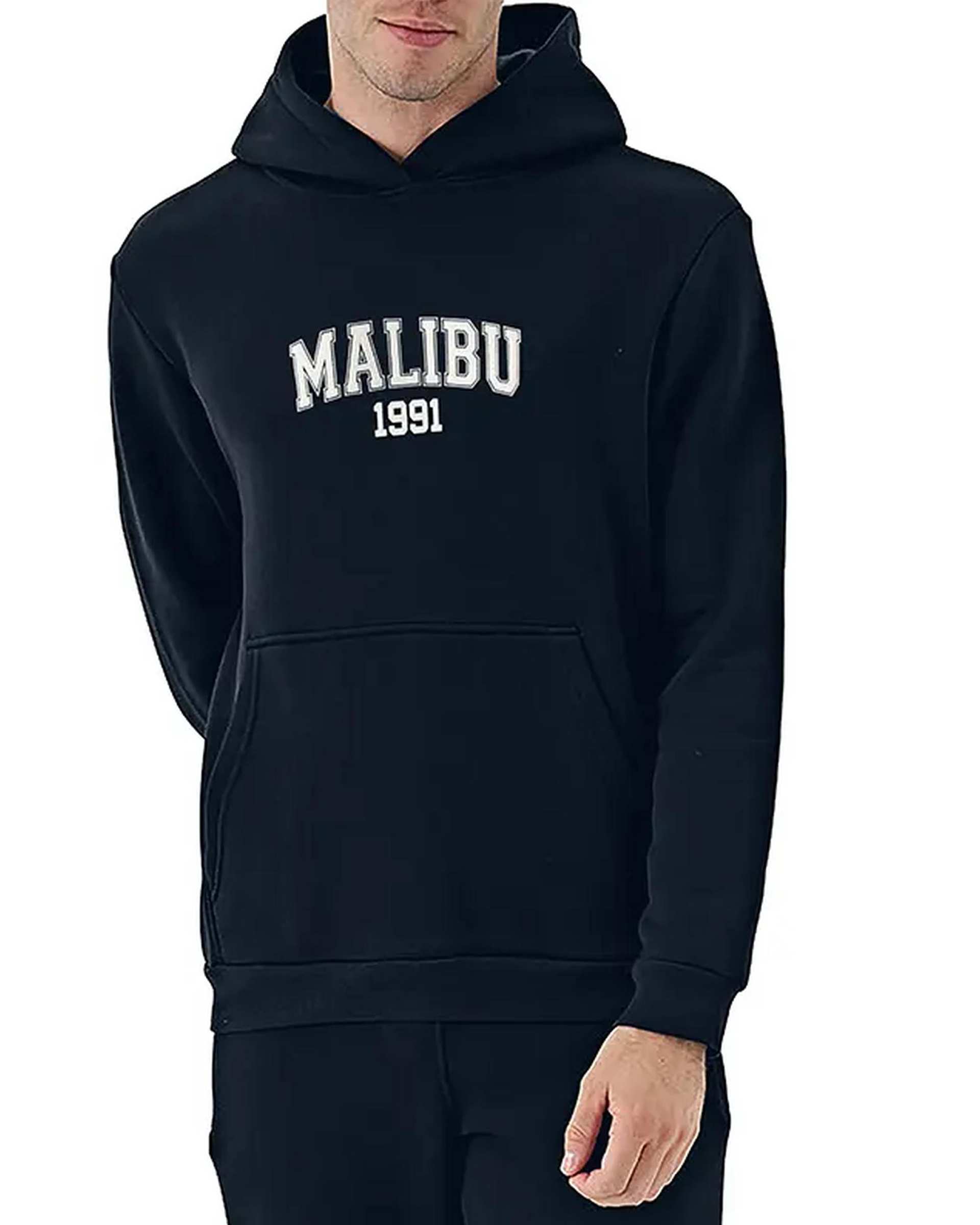 هودی مردانه MALIBU سرمه ای نوزده نود و یک 1991 مدل GK1945 NB