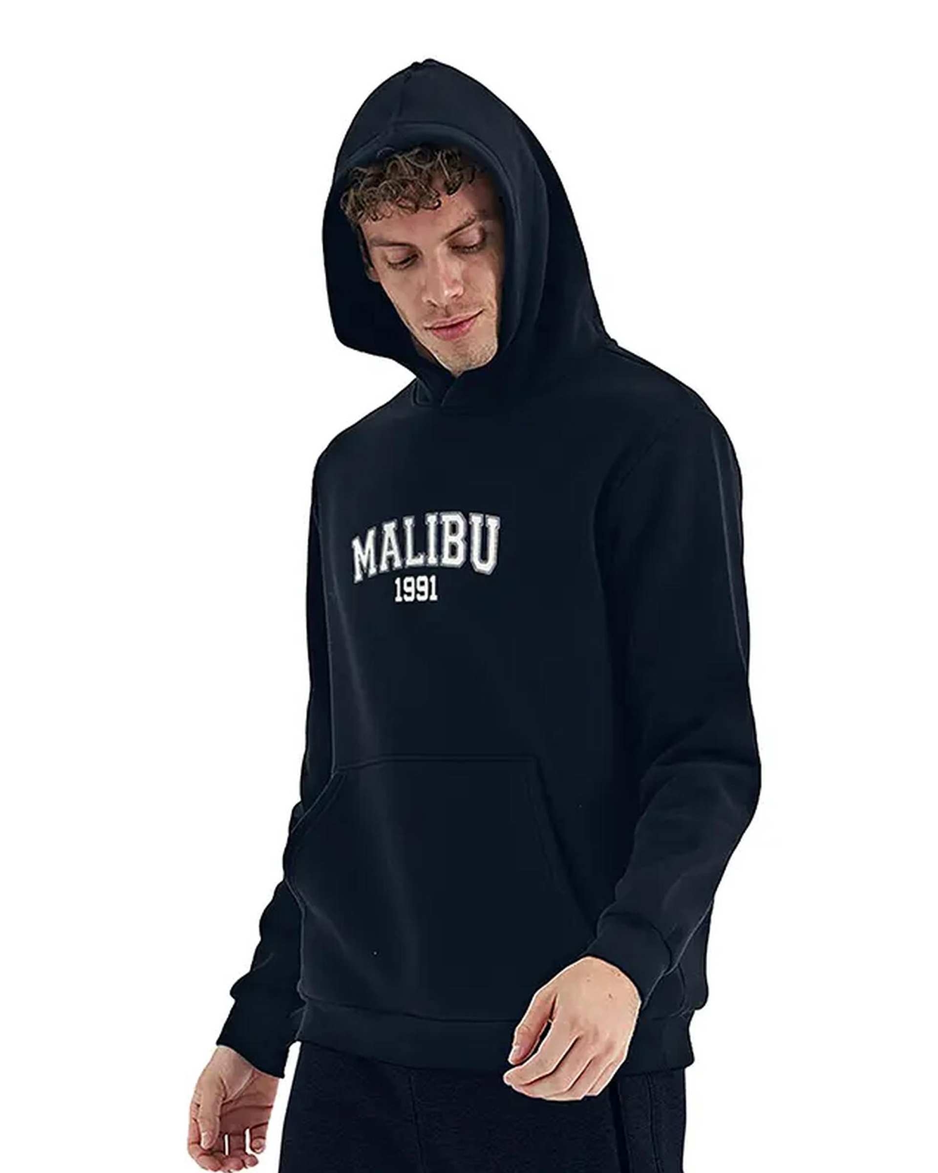 هودی مردانه MALIBU سرمه ای نوزده نود و یک 1991 مدل GK1945 NB