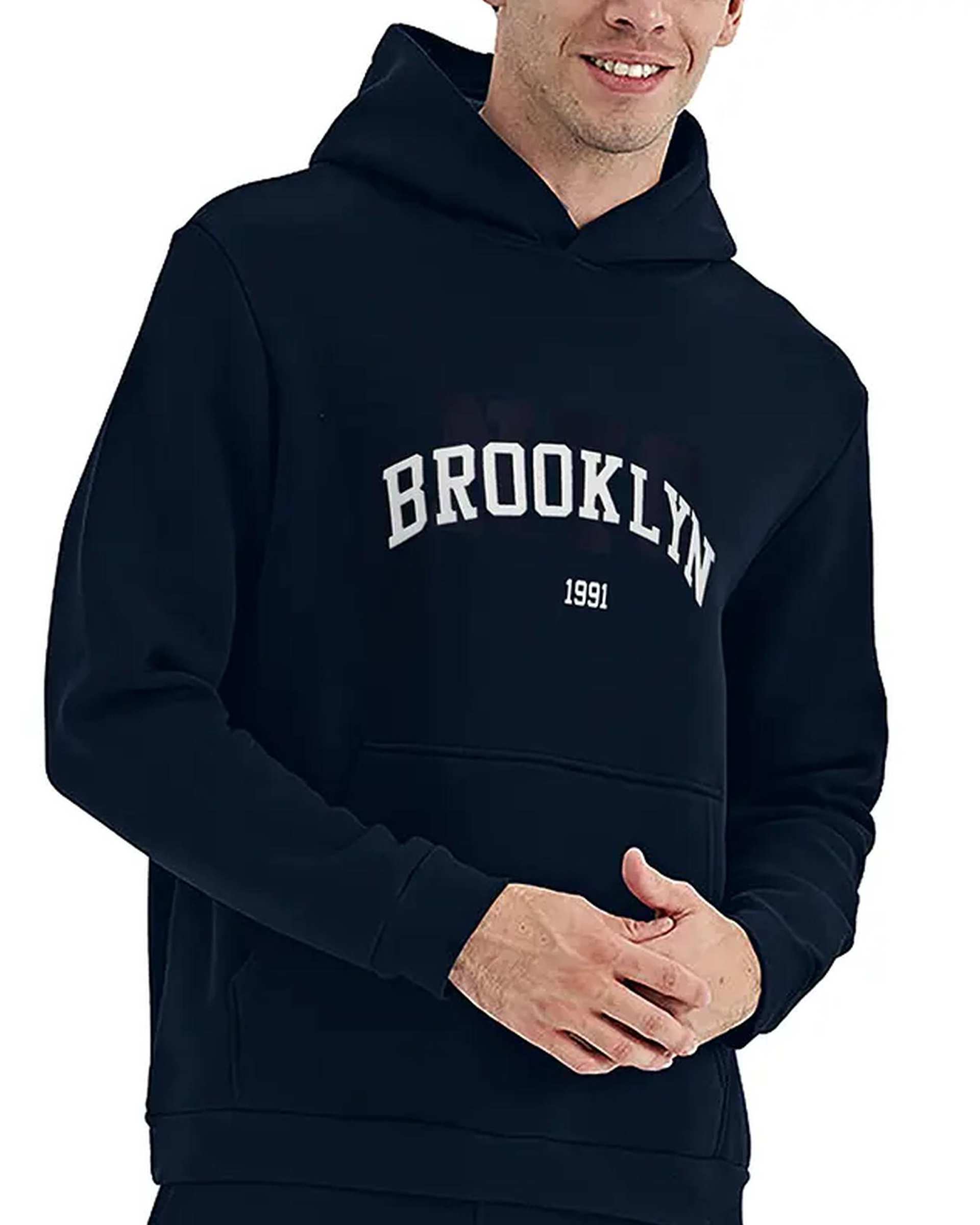 هودی مردانه BROOKLYN سرمه ای نوزده نود و یک 1991 مدل GK1946 NB