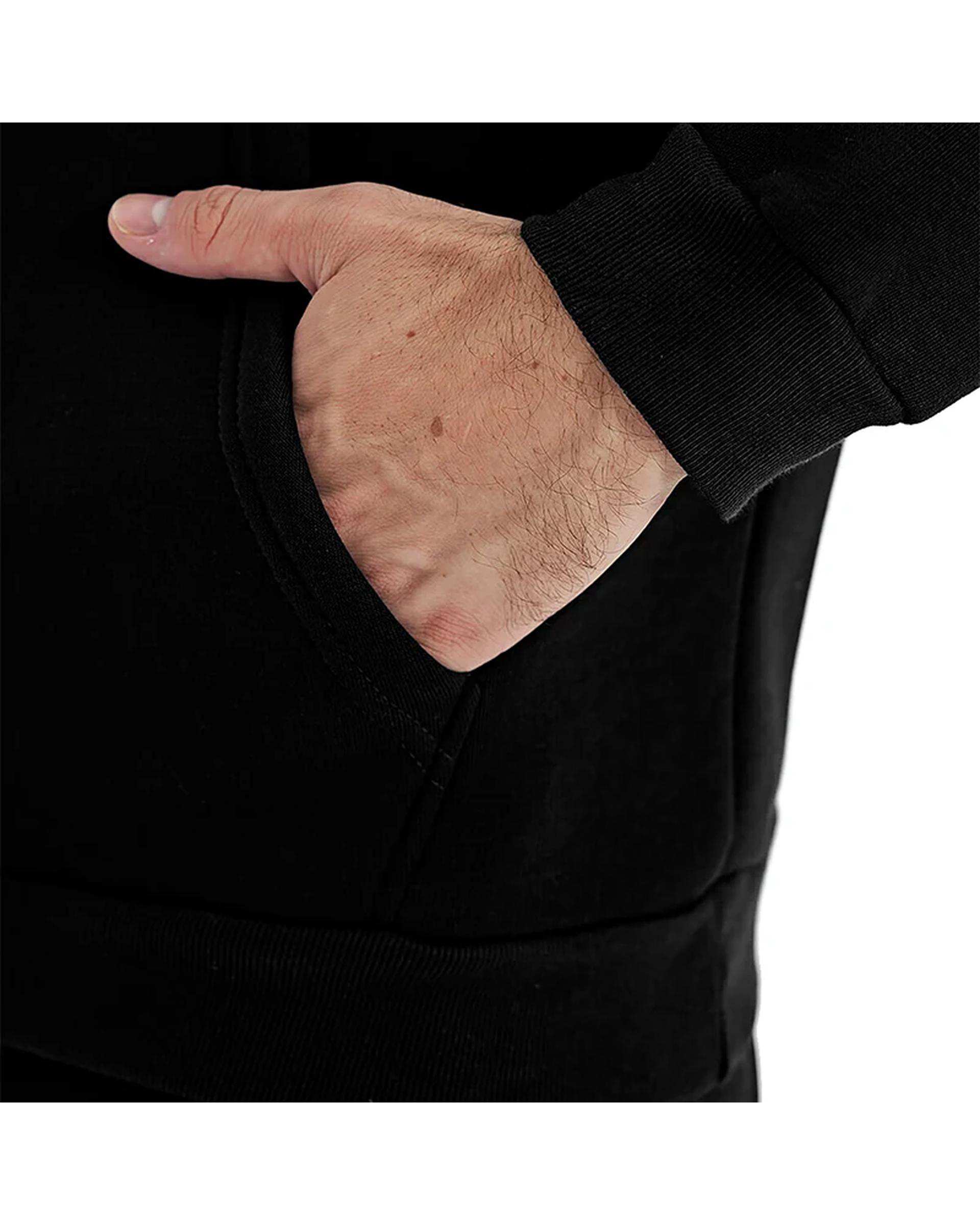 هودی مردانه مشکی نوزده نود و یک 1991 مدل GK1948 B