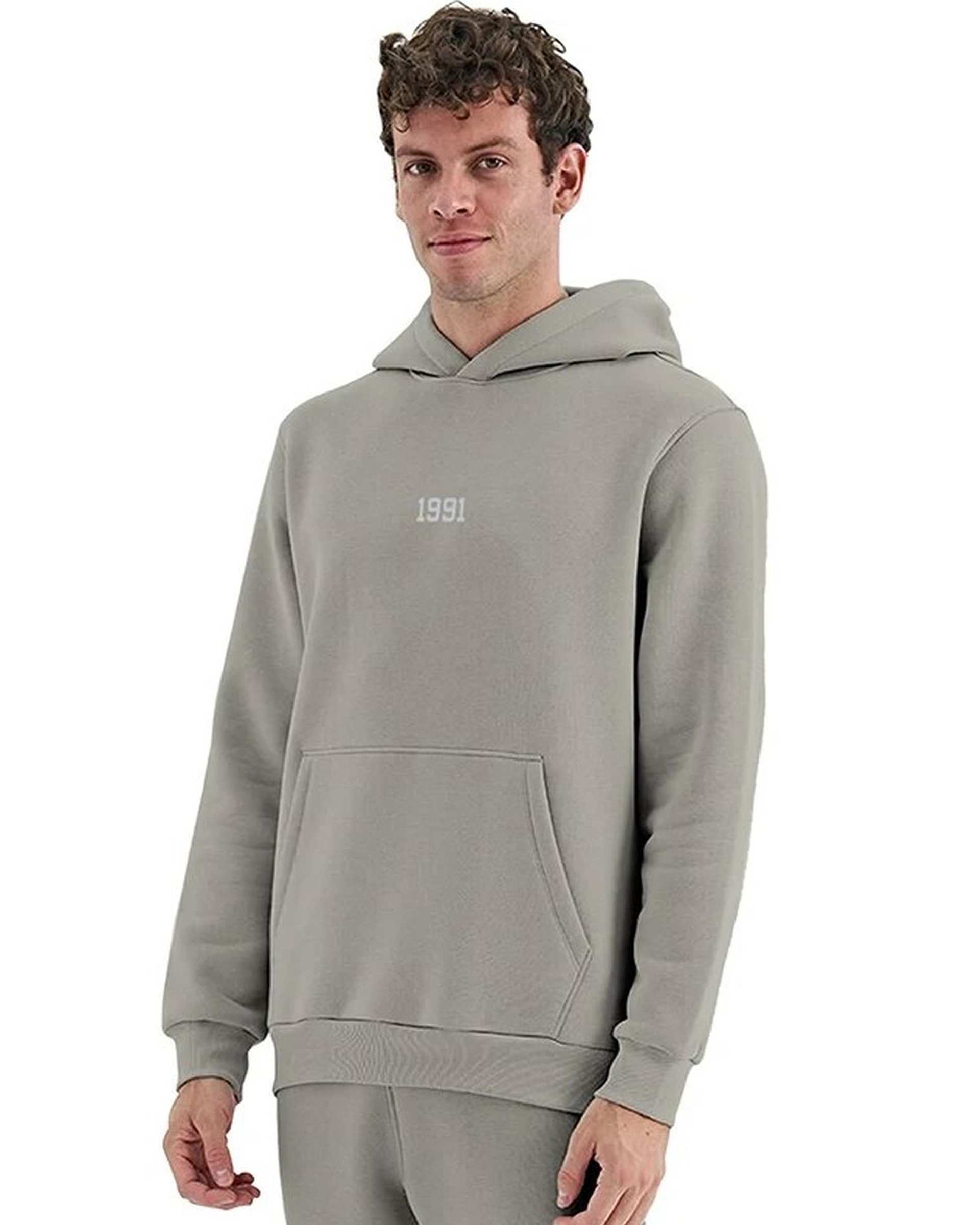 هودی مردانه طوسی نوزده نود و یک 1991 مدل GK1948 G