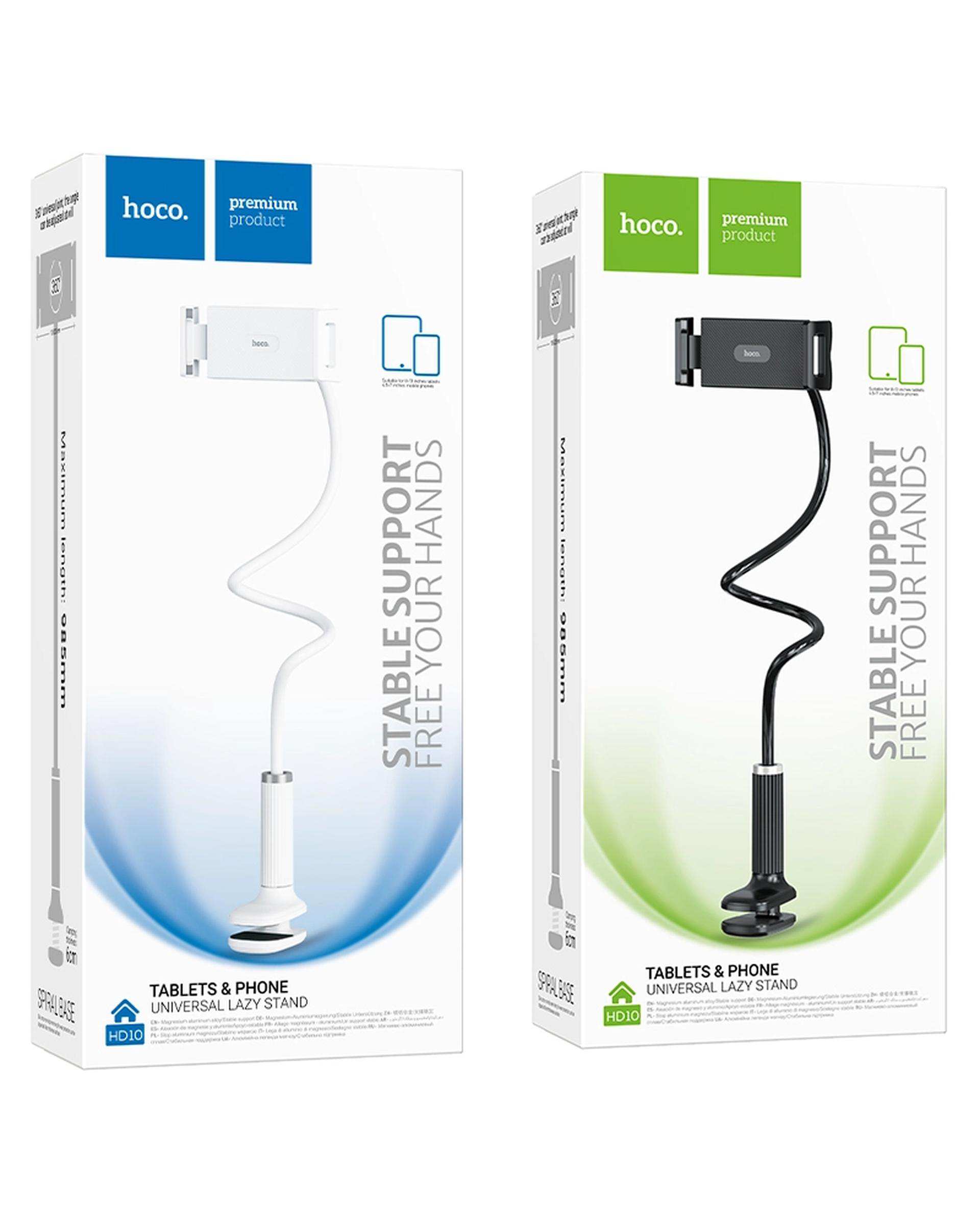 پایه نگهدارنده گوشی موبایل و تبلت مشکی هوکو Hoco مدل HD10