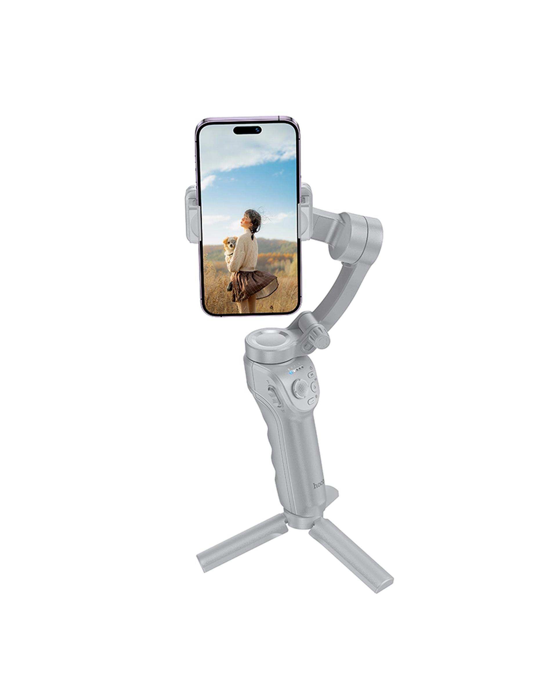 پایه نگهدارنده گوشی موبایل گیمبال طوسی هوکو Hoco مدل K24