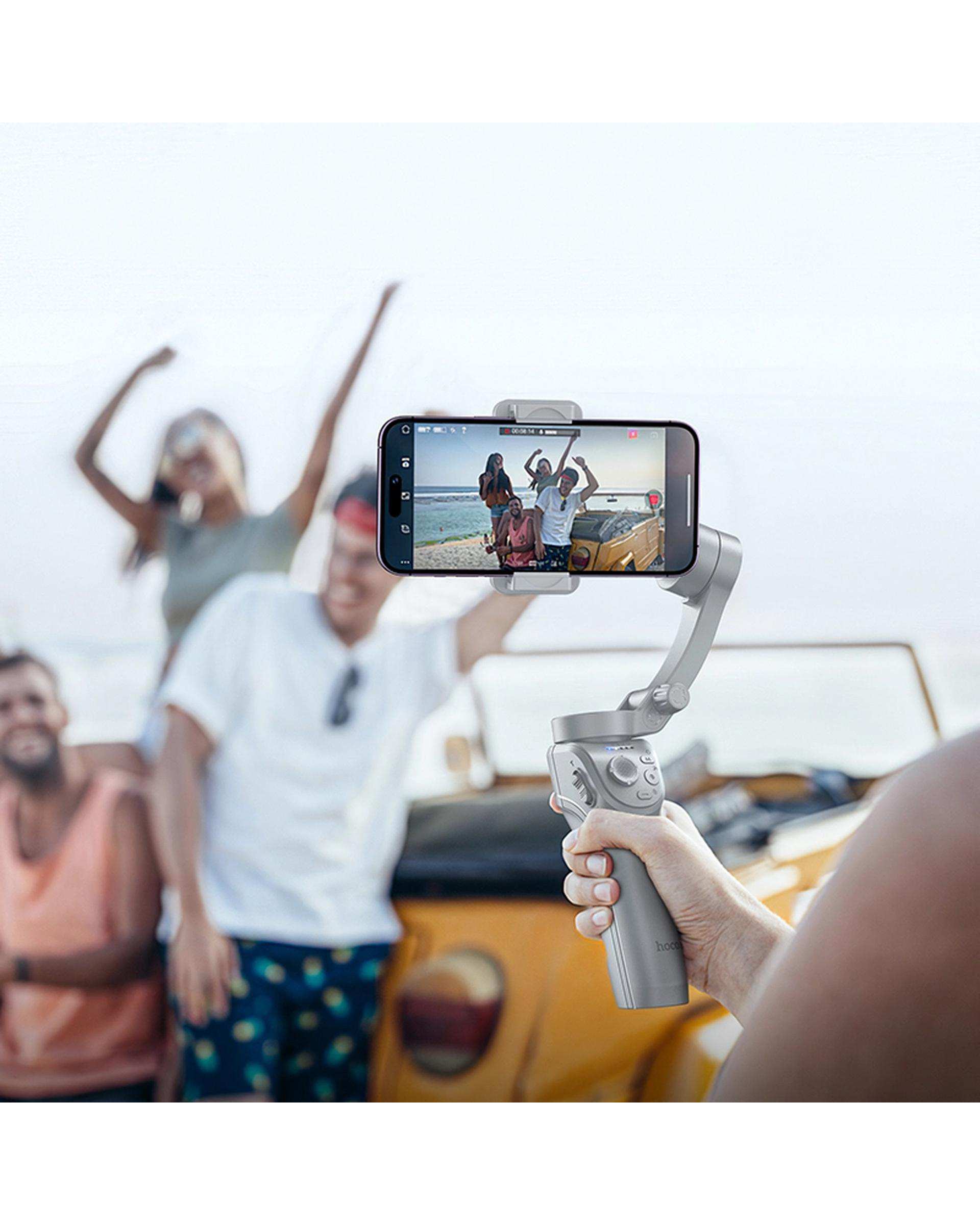 پایه نگهدارنده گوشی موبایل گیمبال طوسی هوکو Hoco مدل K24