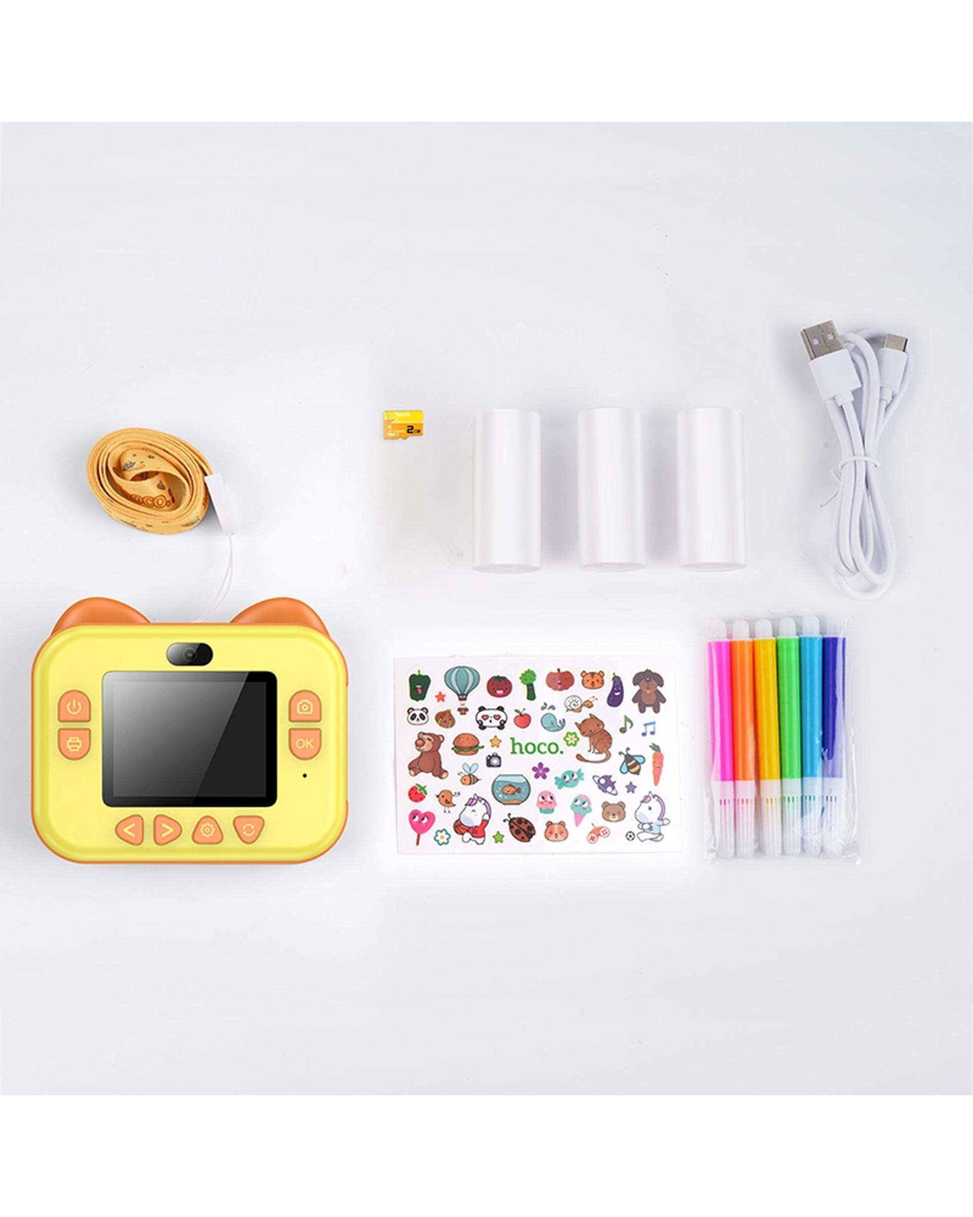 دوربین دیجیتال چاپ سریع کودکان صورتی هوکو Hoco مدل DV204