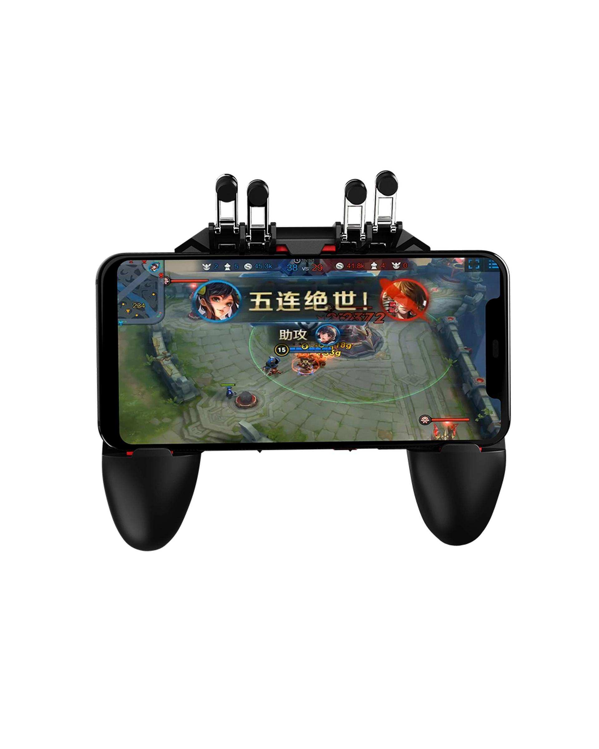 دسته بازی 6 انگشتی مشکی هوکو Hoco مدل GM7