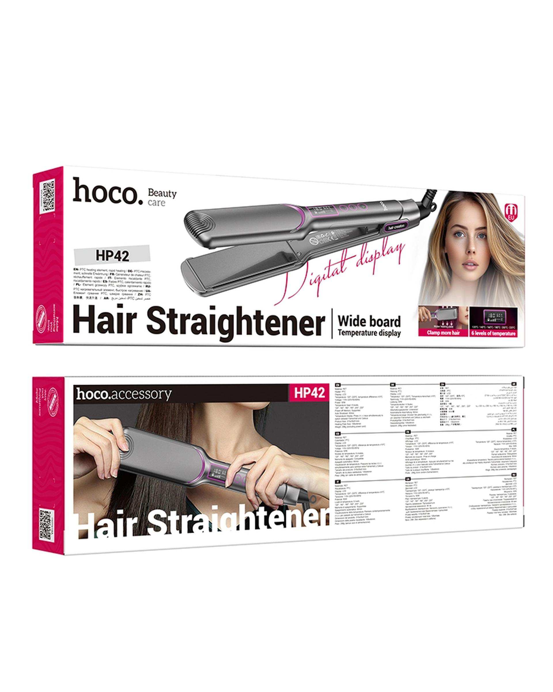 اتو و حالت دهنده ی مو خاکستری هوکو Hoco مدل HP42