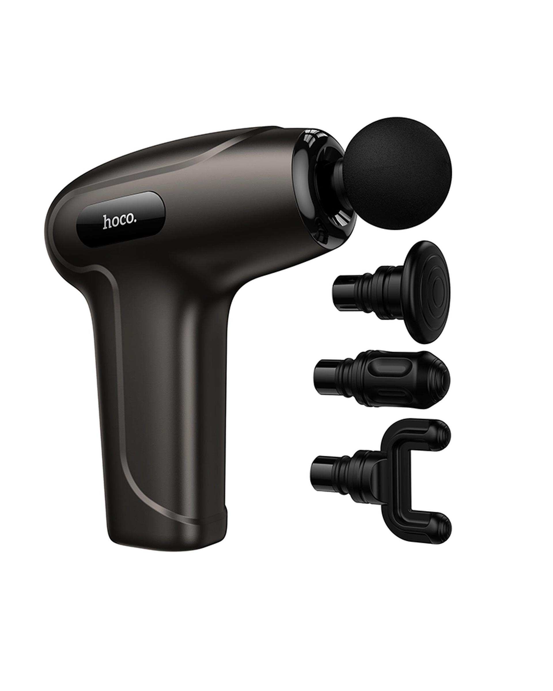 ماساژور تفنگی حرکتی، ضربه ای و لرزشی مشکی هوکو Hoco مدل HP51