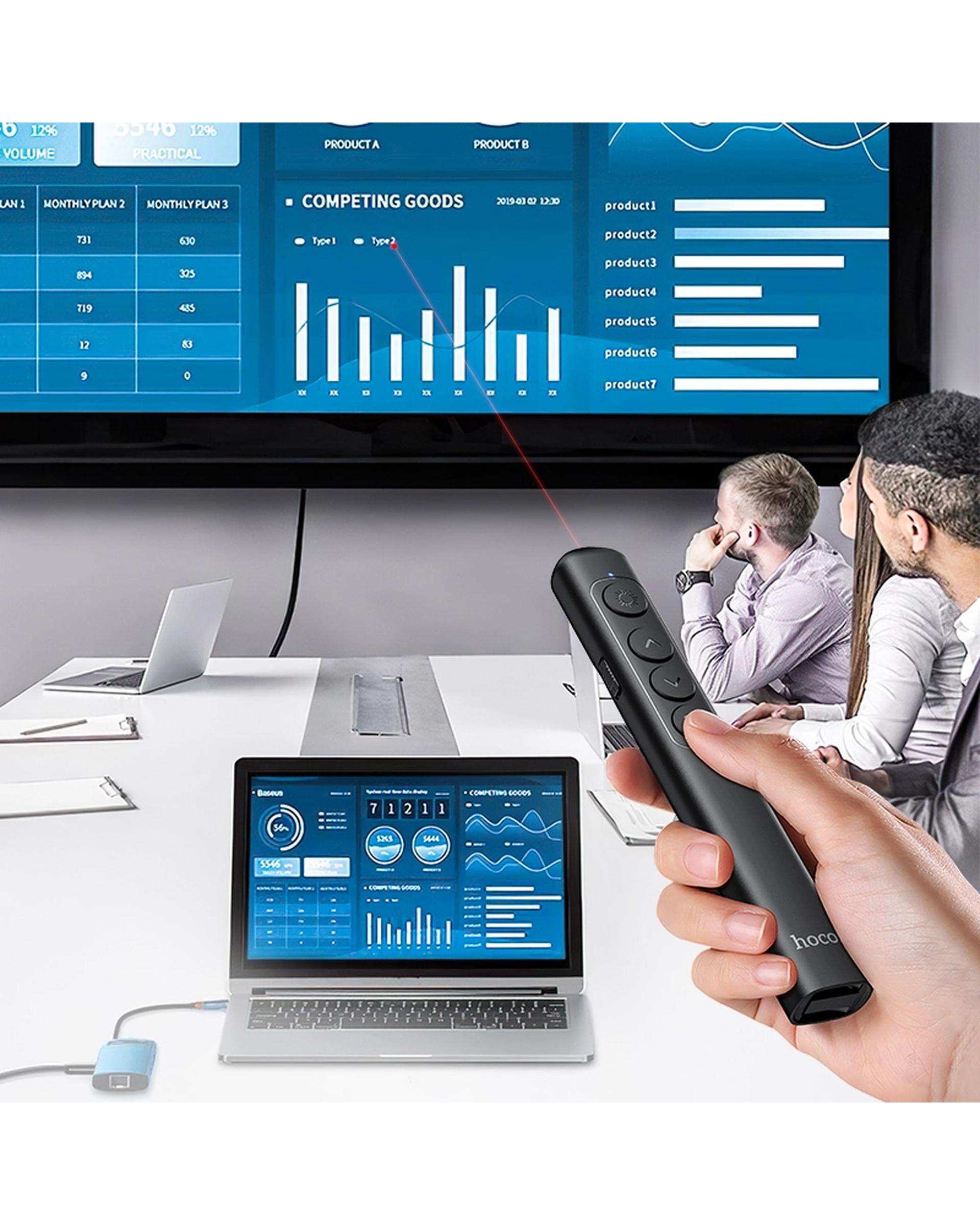 کنترل از راه دور لیزری مشکی هوکو Hoco مدل GM200