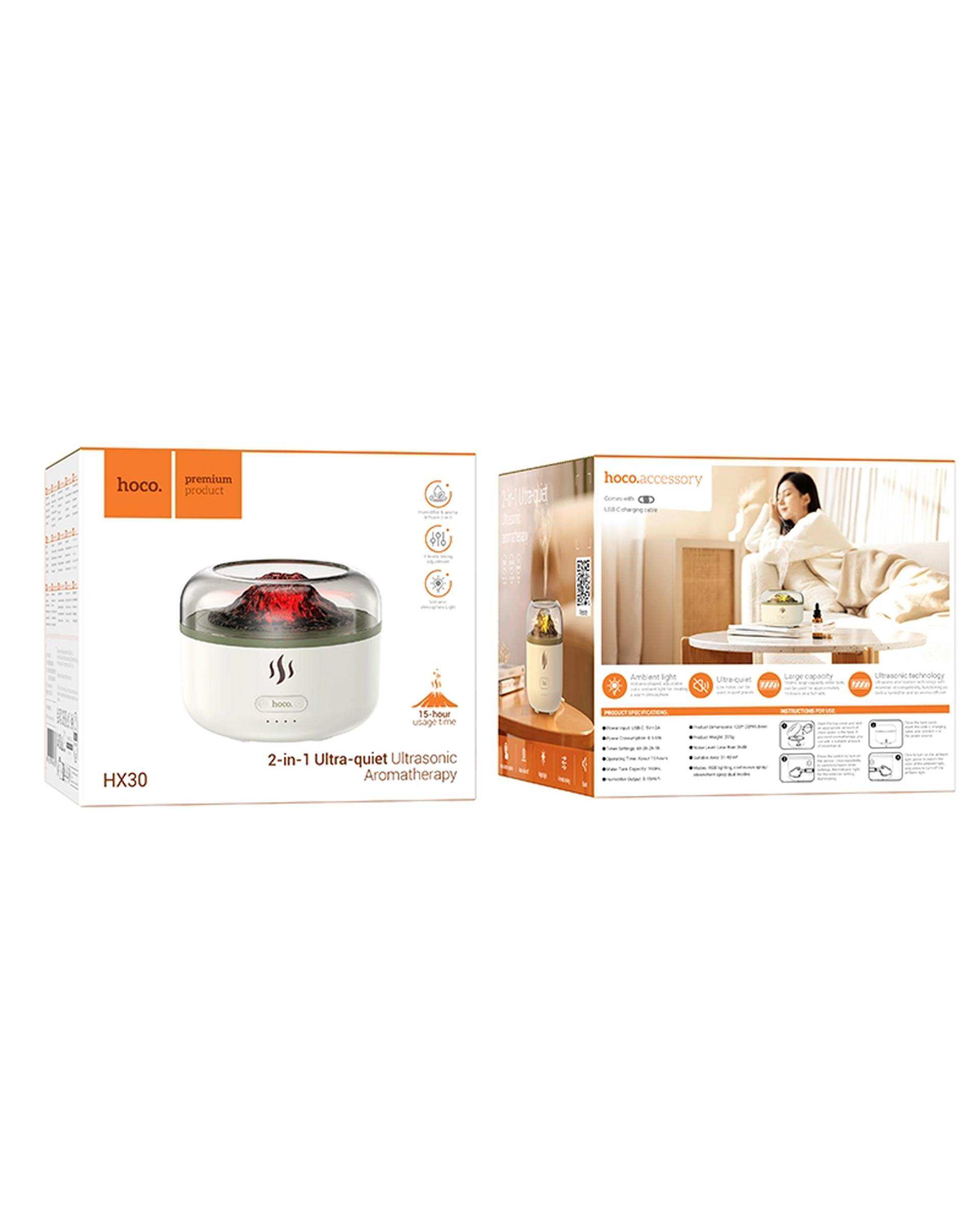 دستگاه بخور و پخش رایحه سفید هوکو Hoco مدل HX30
