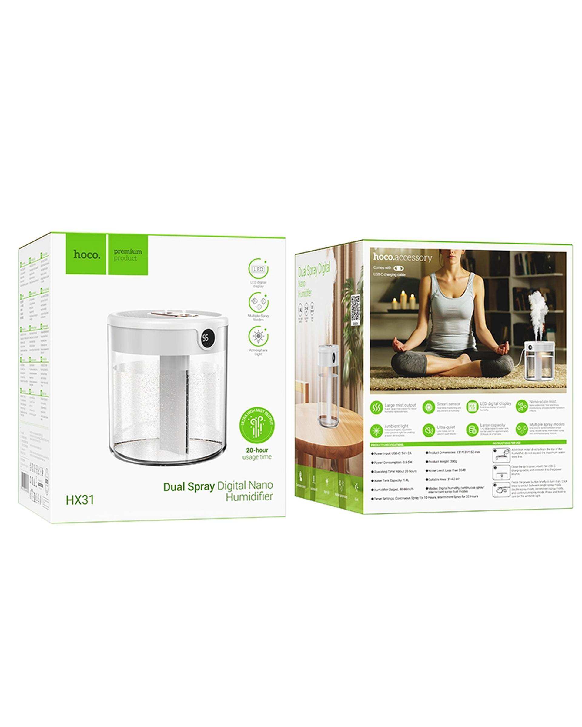 دستگاه بخور و رطوبت ساز سفید هوکو Hoco مدل HX31