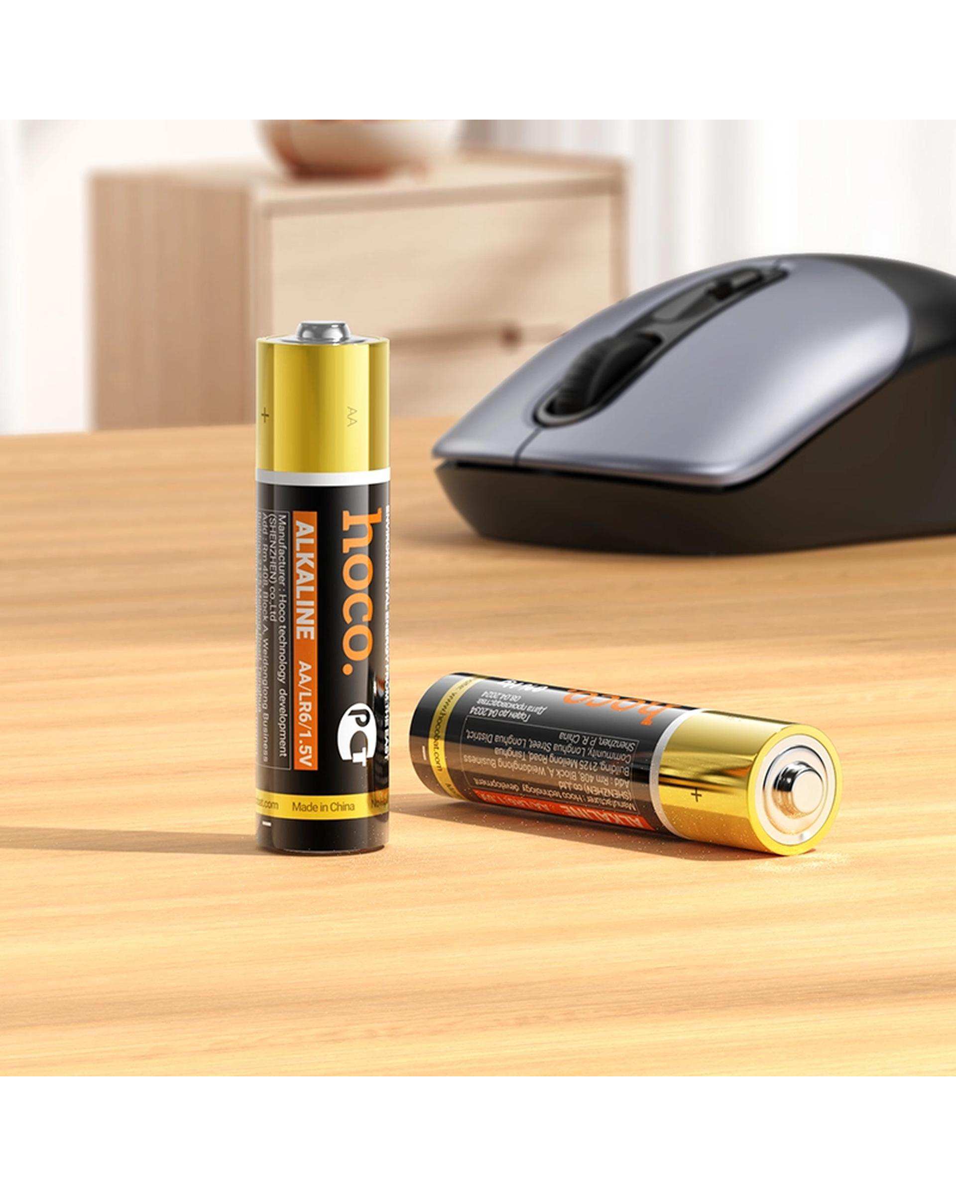 باتری نیم قلمی هوکو Hoco مدل DLR02 AAA LR03 بسته دو عددی