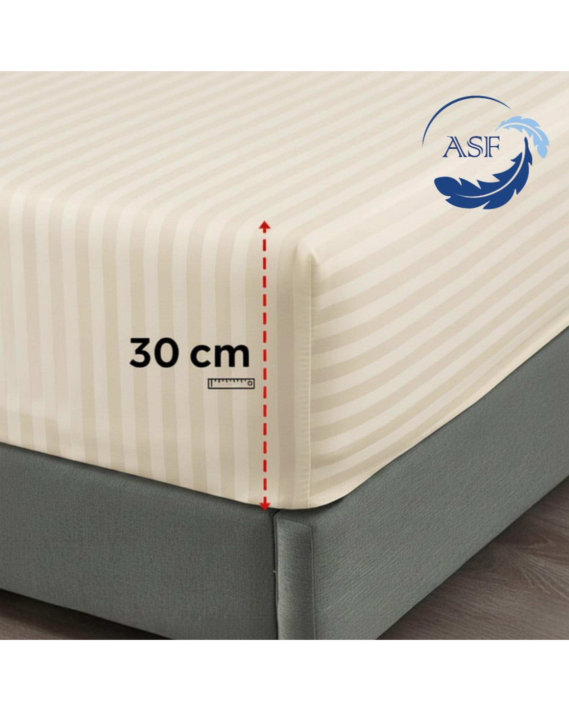 سرویس لحاف روتختی تک نفره 6 تکه عرض 120 استخوانی ای اس اف ASF مدل JACQUARD & SATIN با پارچه لوکس ژاکارد