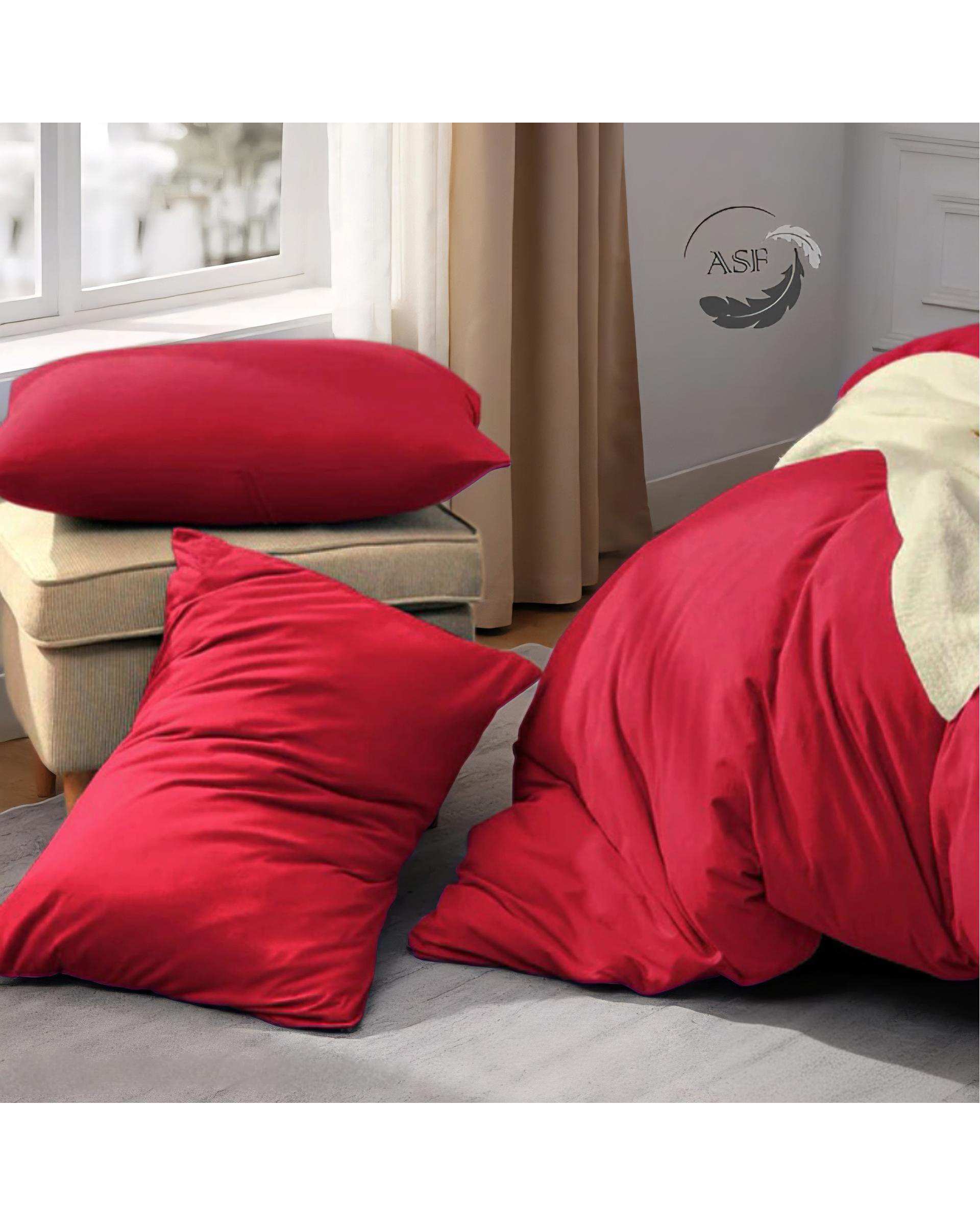 سرویس لحاف روتختی مینیمال تک نفره 6 تکه عرض 90 قرمز ای اس اف ASF مدل MICRO LADY