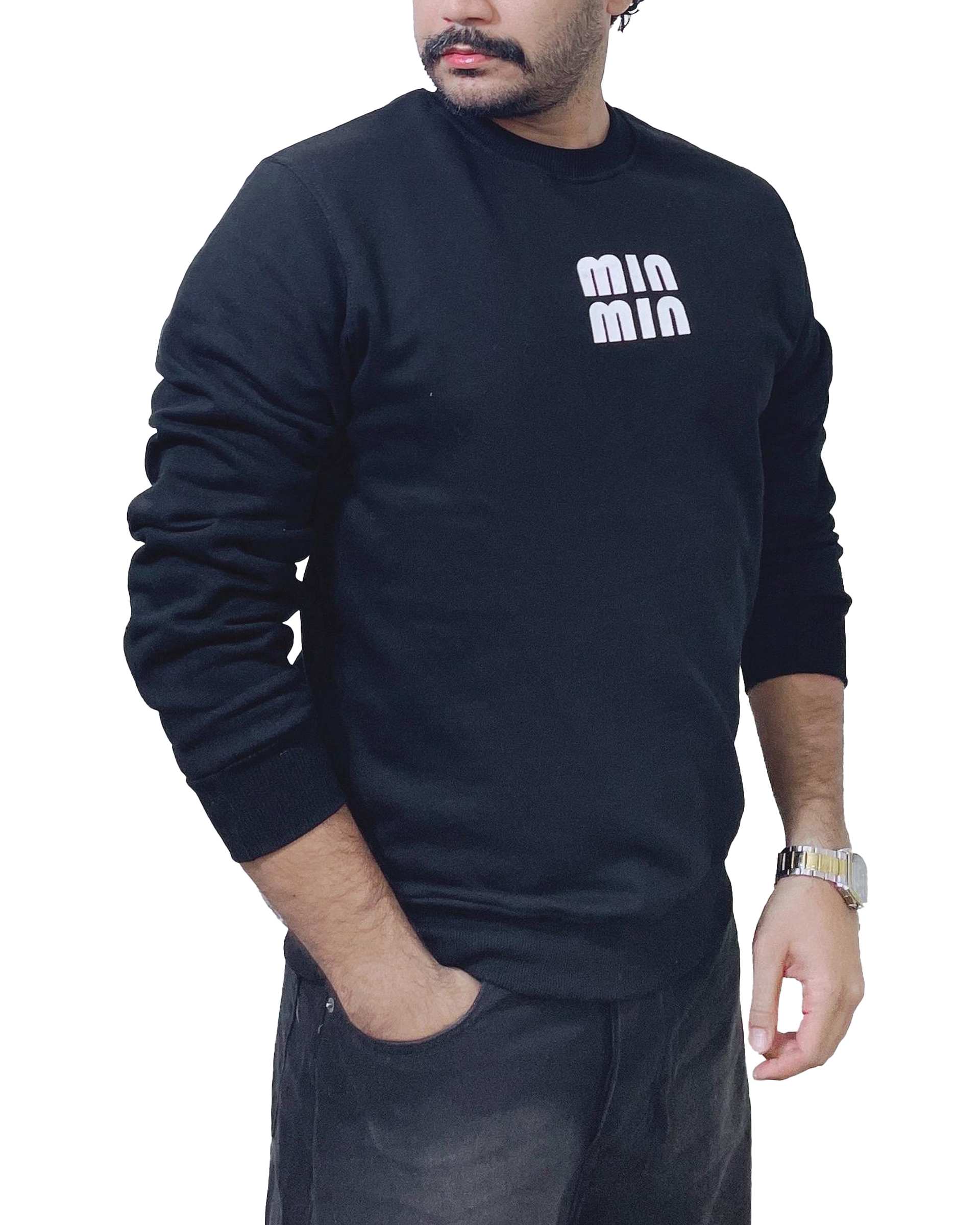 سویشرت مردانه مشکی دیورسو Diverso کد 4818