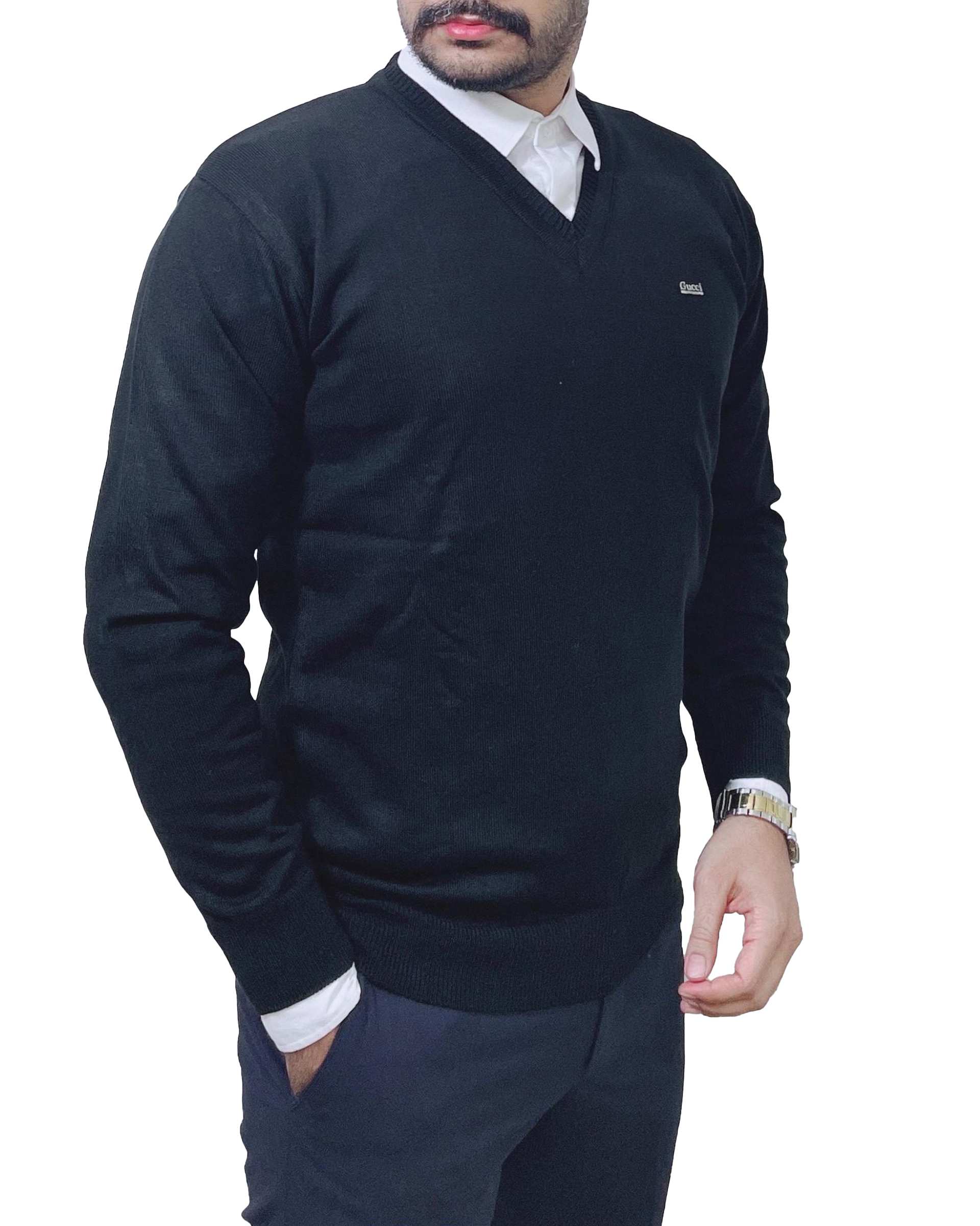 پلیور مردانه مشکی دیورسو Diverso کد 4826