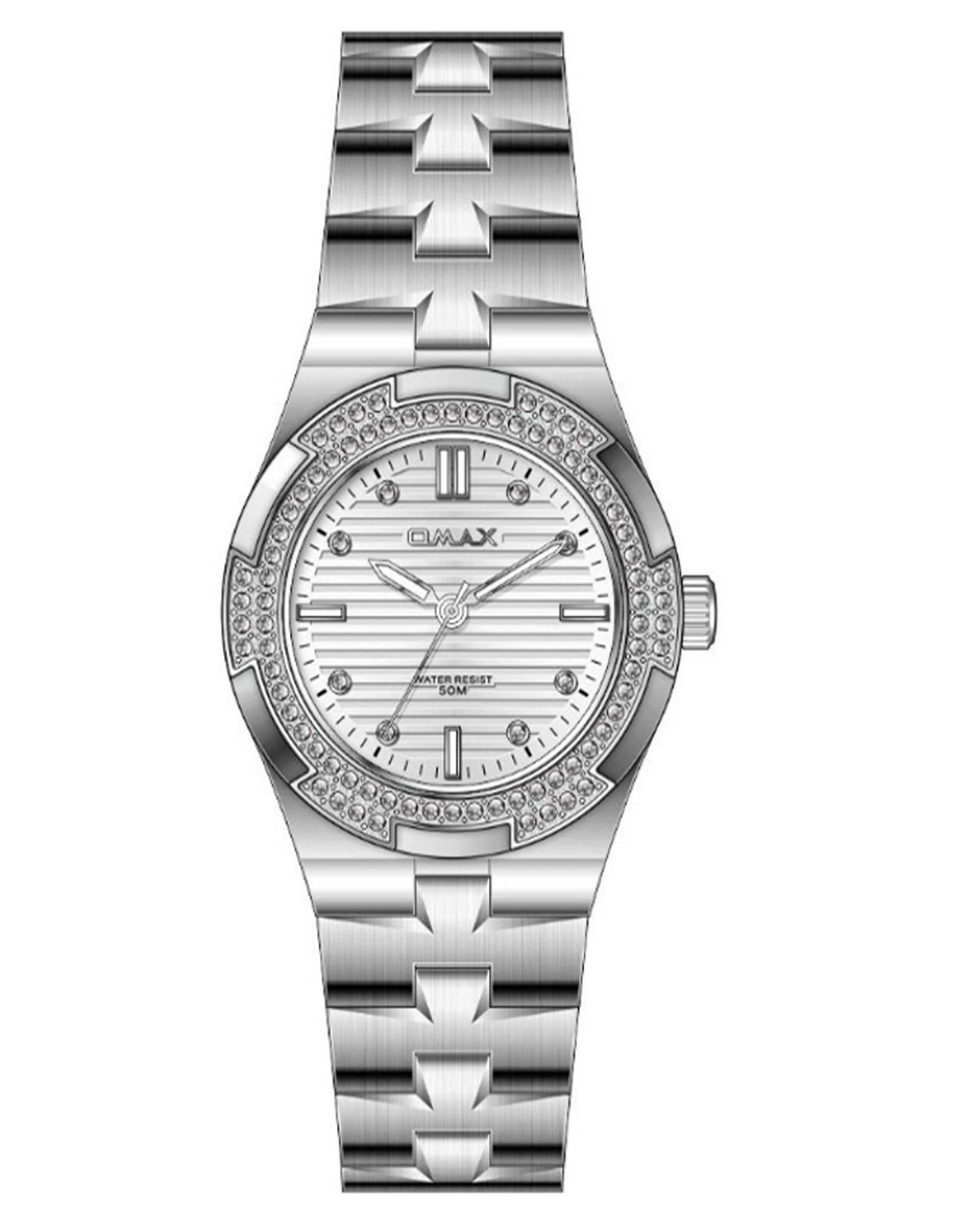 ساعت مچی زنانه عقربه ای اوماکس Omax کد JAS014I008