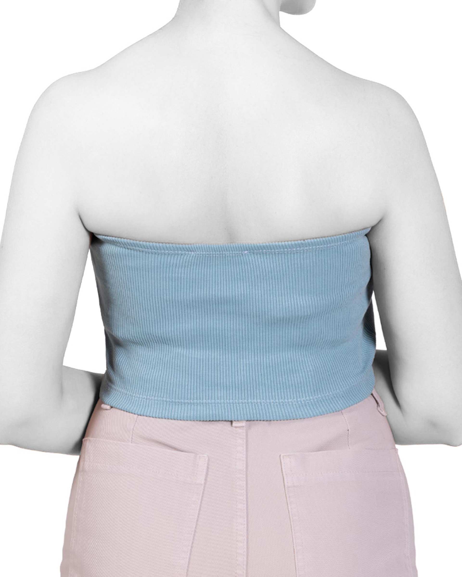 تاپ زنانه نیم تنه آبی سرژه Serge کد 203606