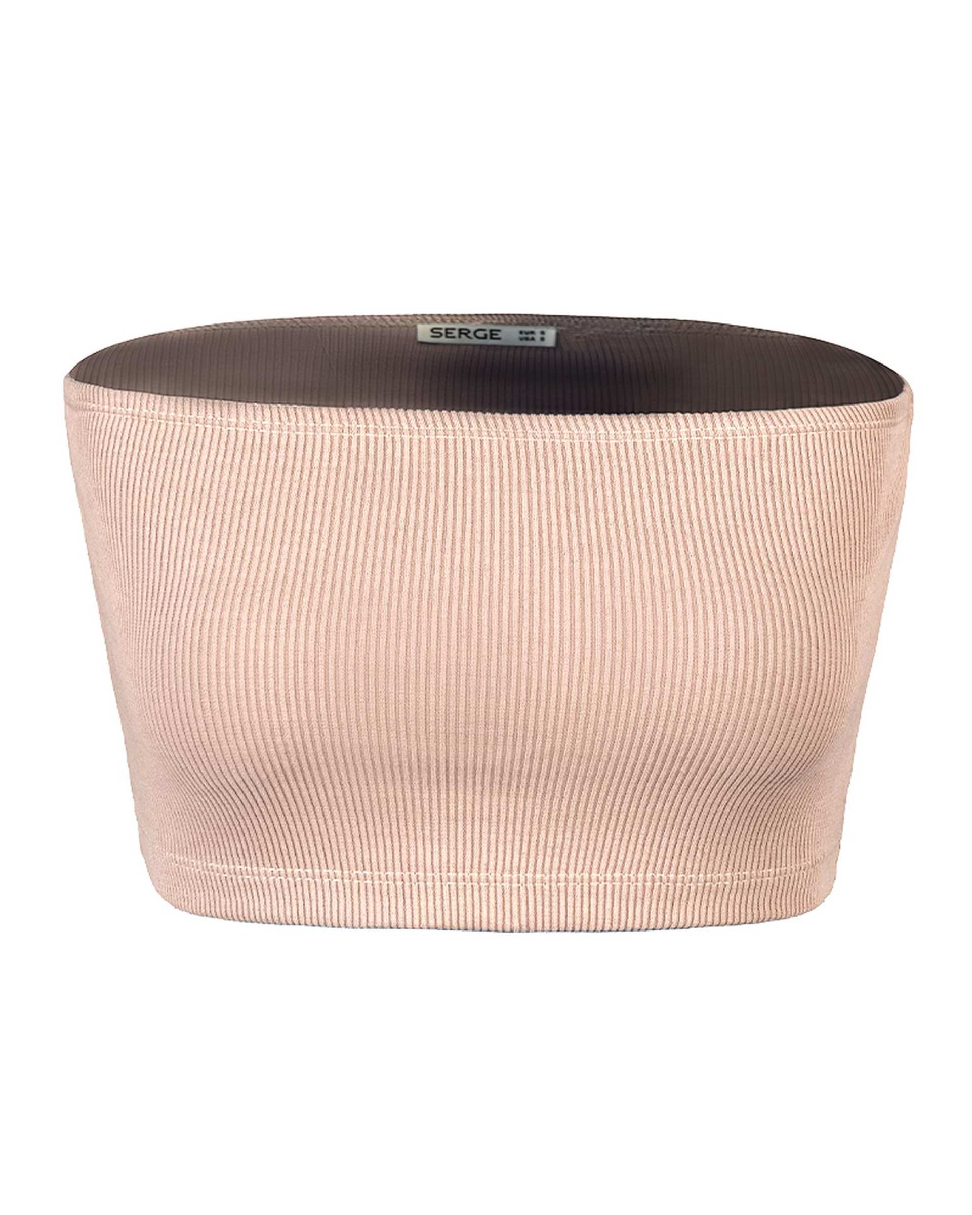 تاپ زنانه نیم تنه کرم سرژه Serge کد 203606