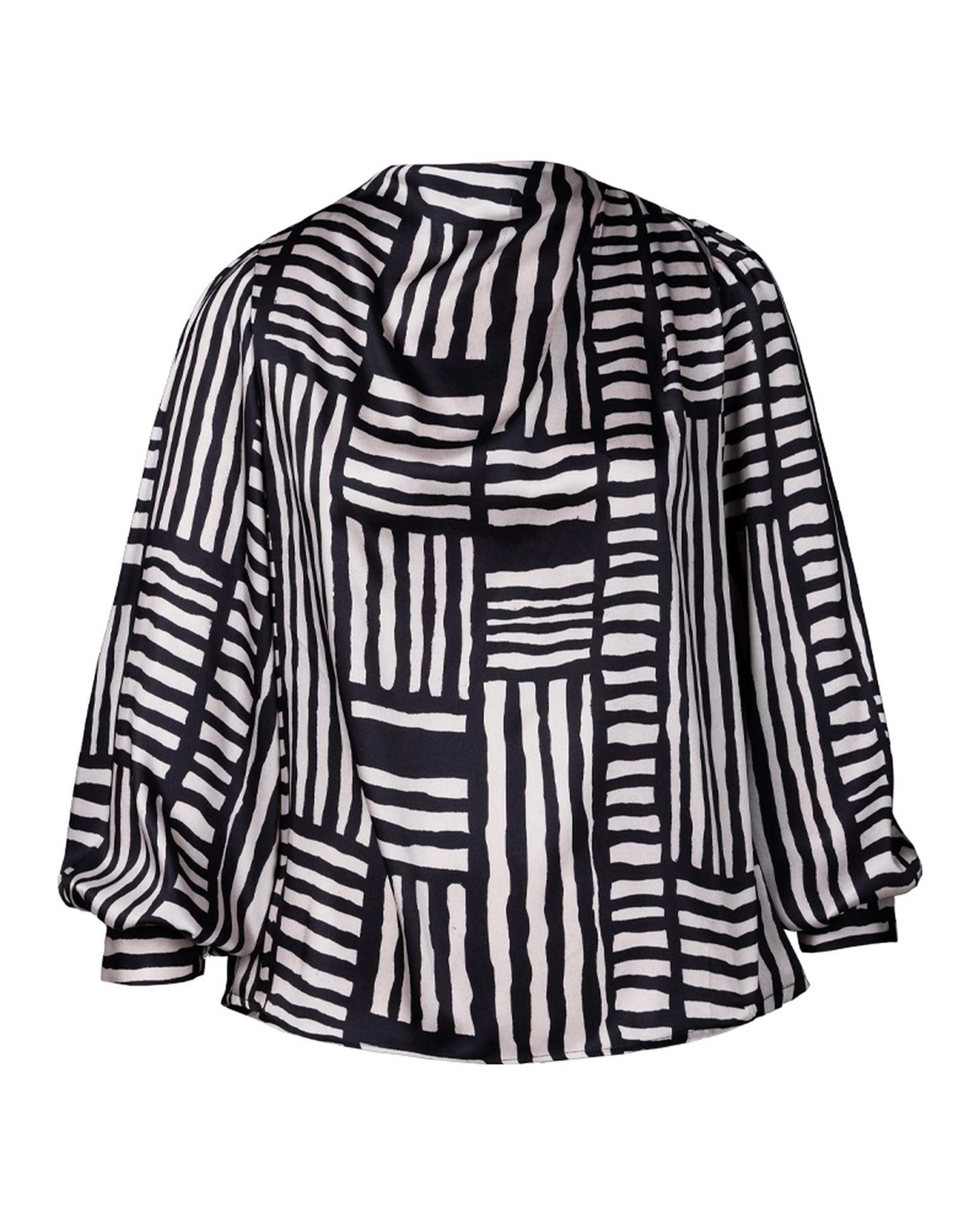 بلوز زنانه کرم مشکی سرژه Serge کد 204674