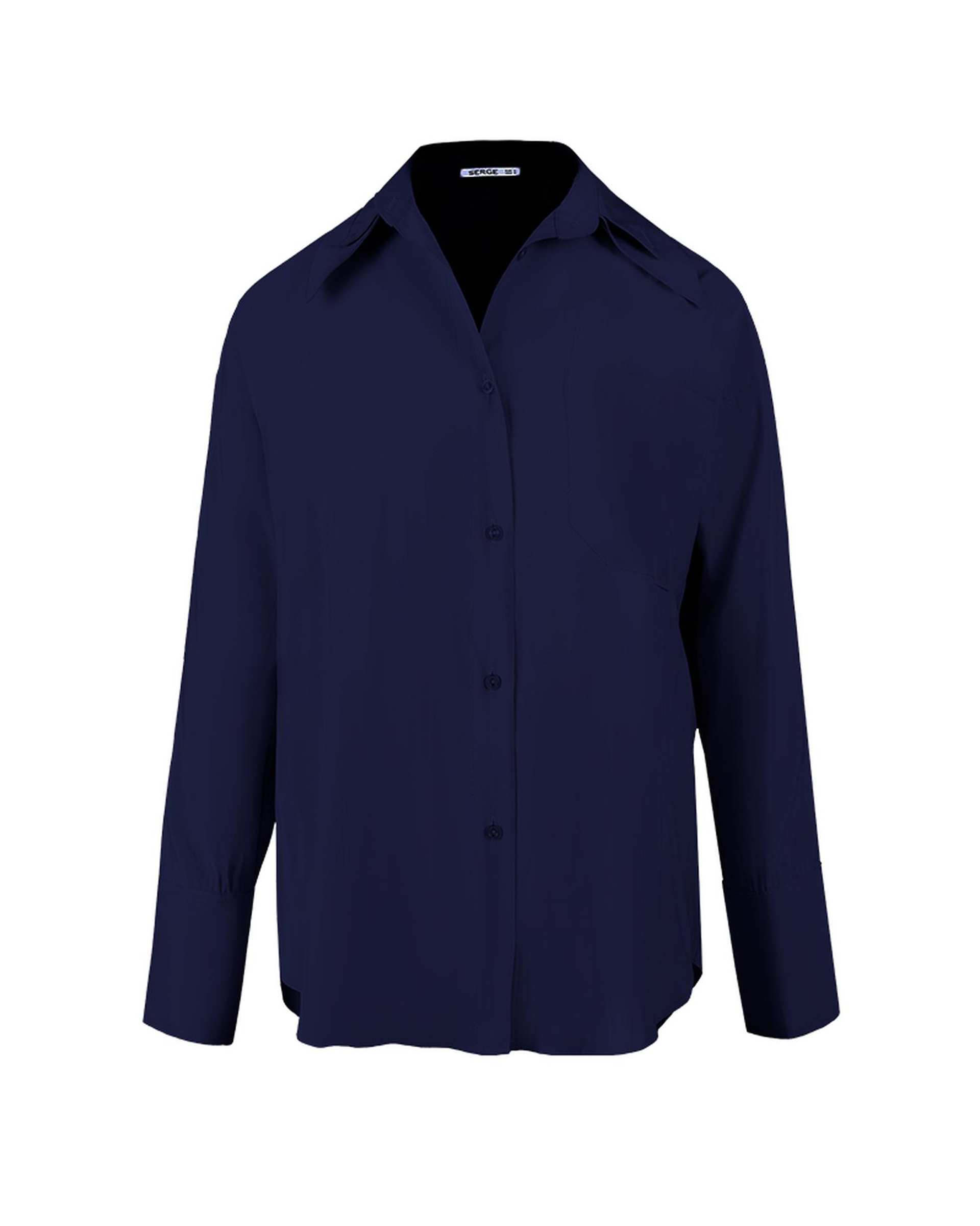 شومیز زنانه سرمه ای سرژه Serge کد 207388