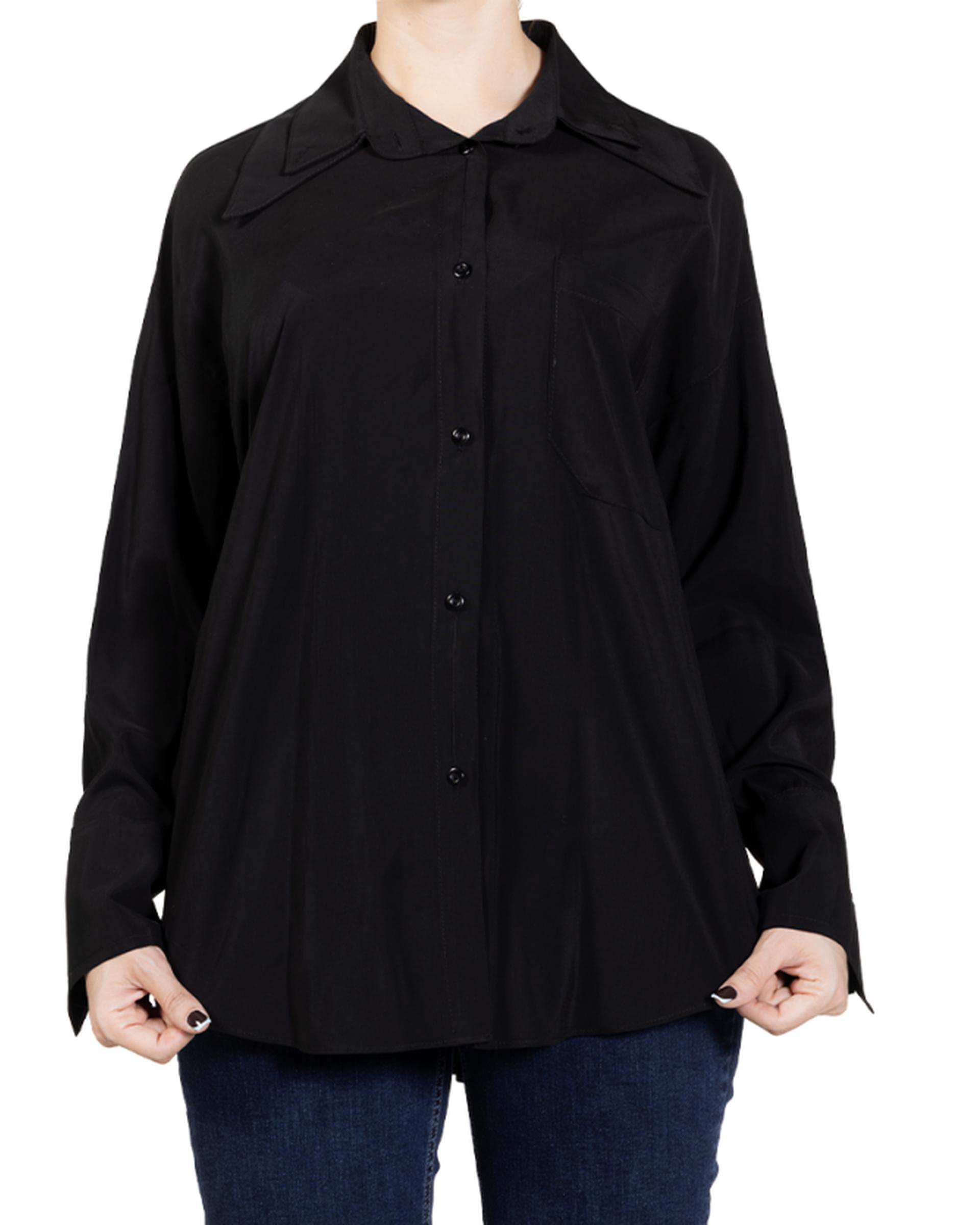 شومیز زنانه مشکی سرژه Serge کد 207388