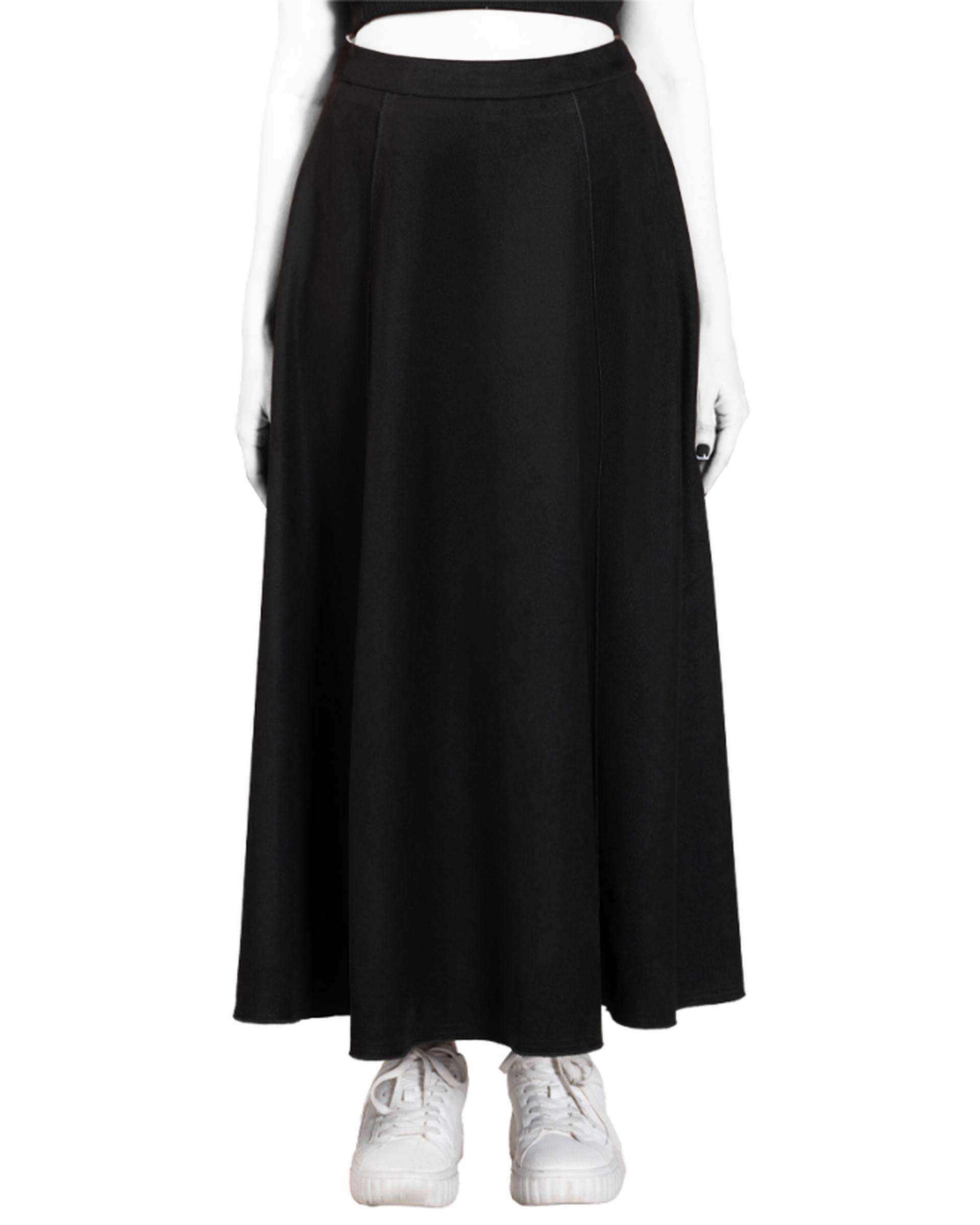 دامن زنانه مشکی سرژه Serge کد 210242