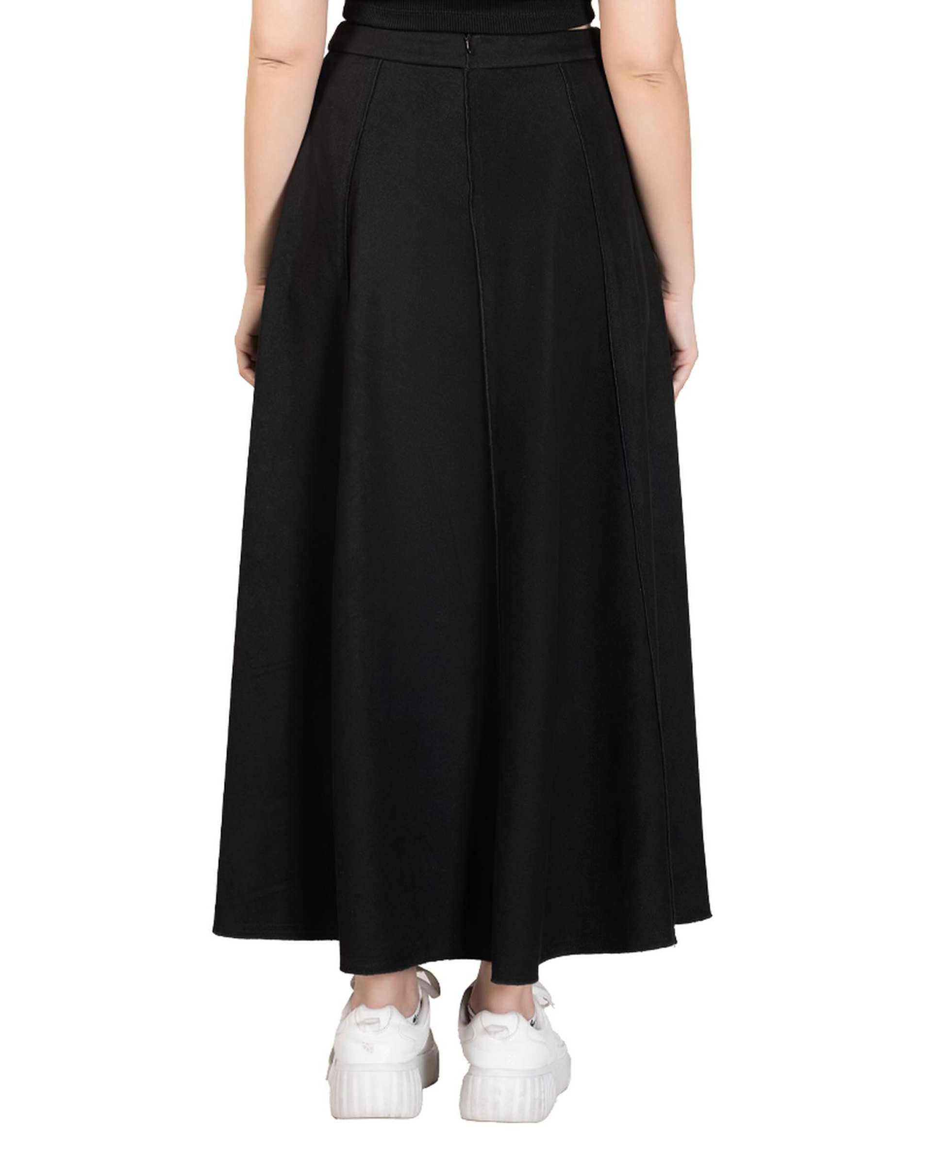 دامن زنانه مشکی سرژه Serge کد 210242