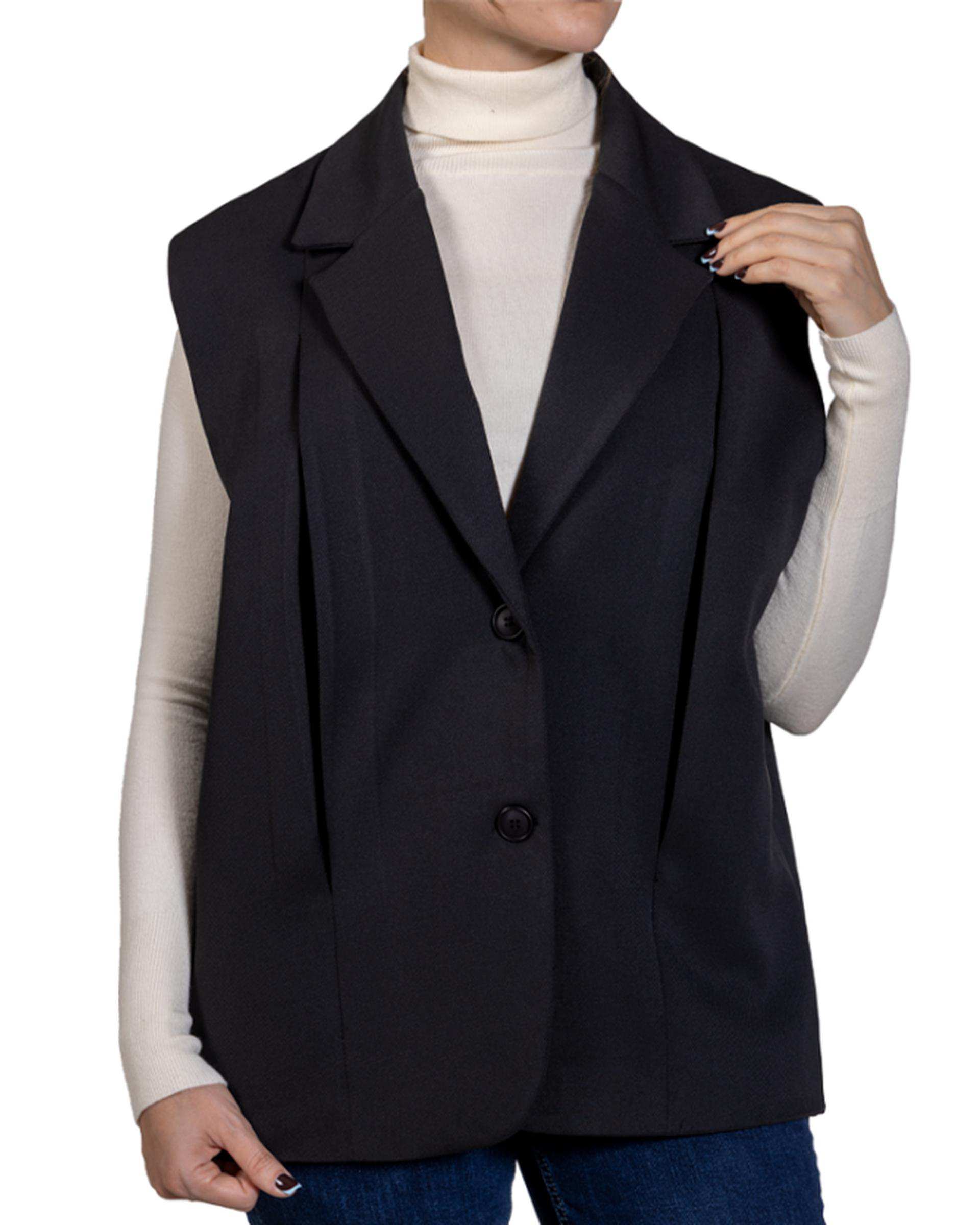 وست زنانه مشکی سرژه Serge کد 234125