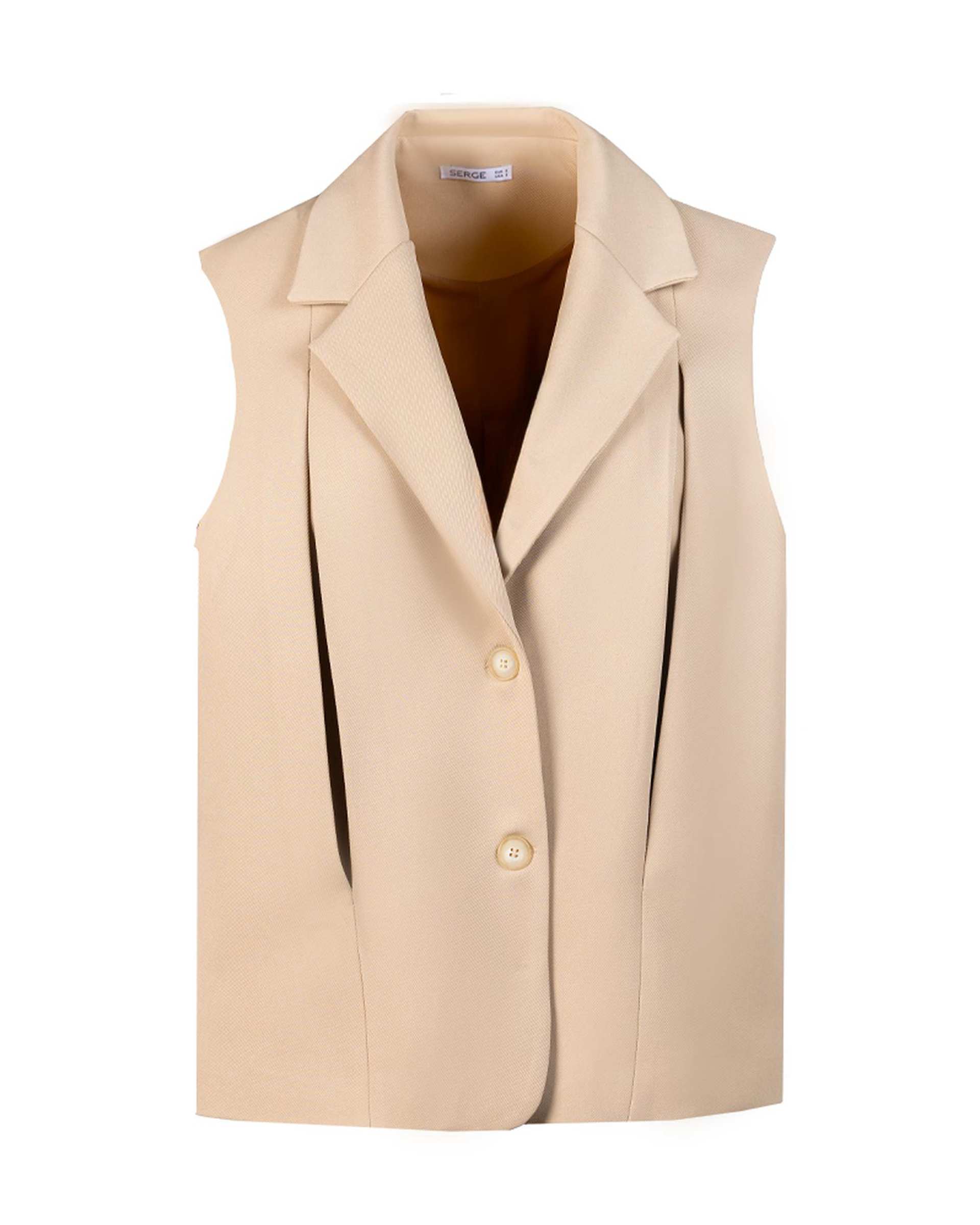 وست زنانه کرم سرژه Serge کد 234125