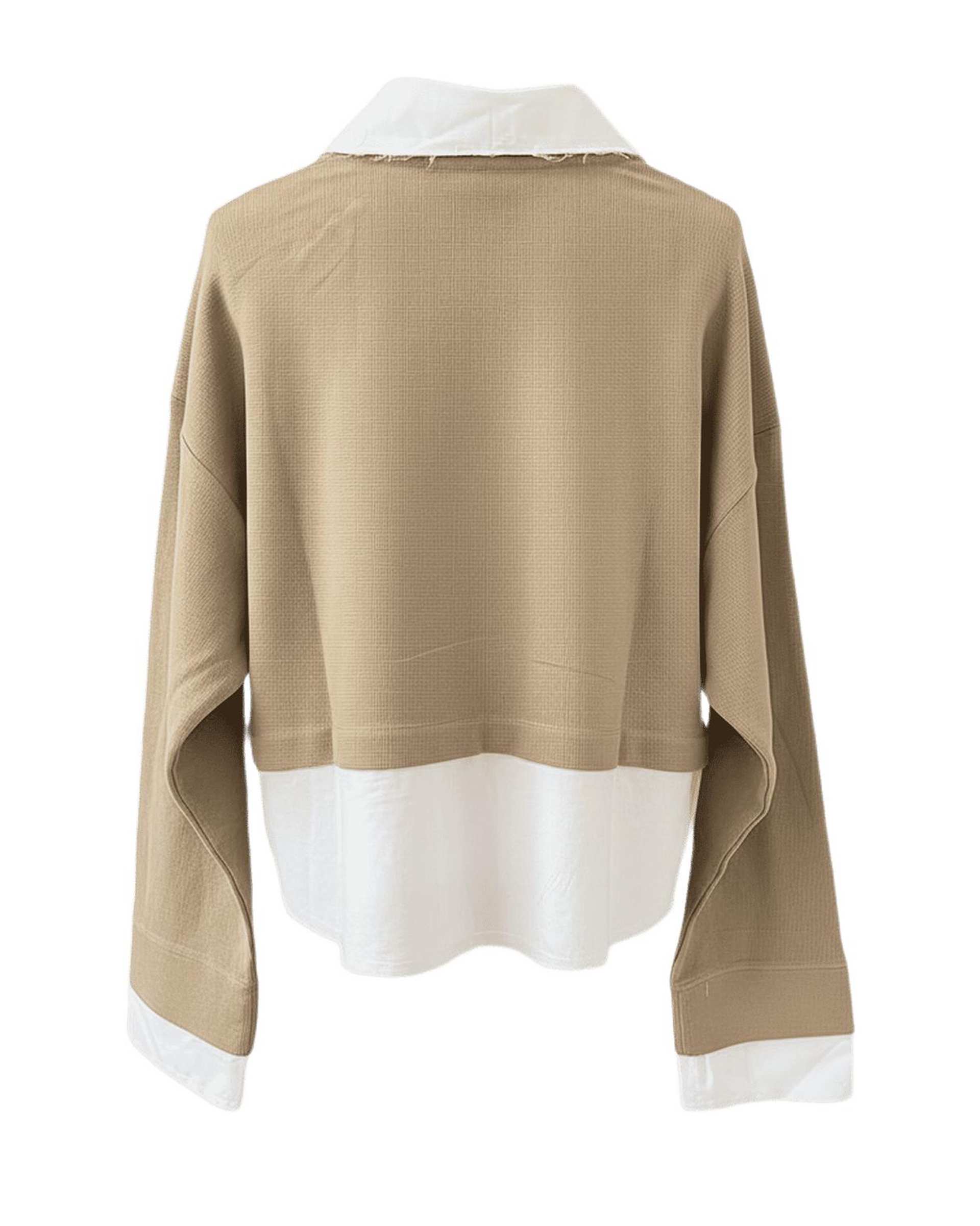 بلوز زنانه کرم تیره سرژه Serge کد 243108