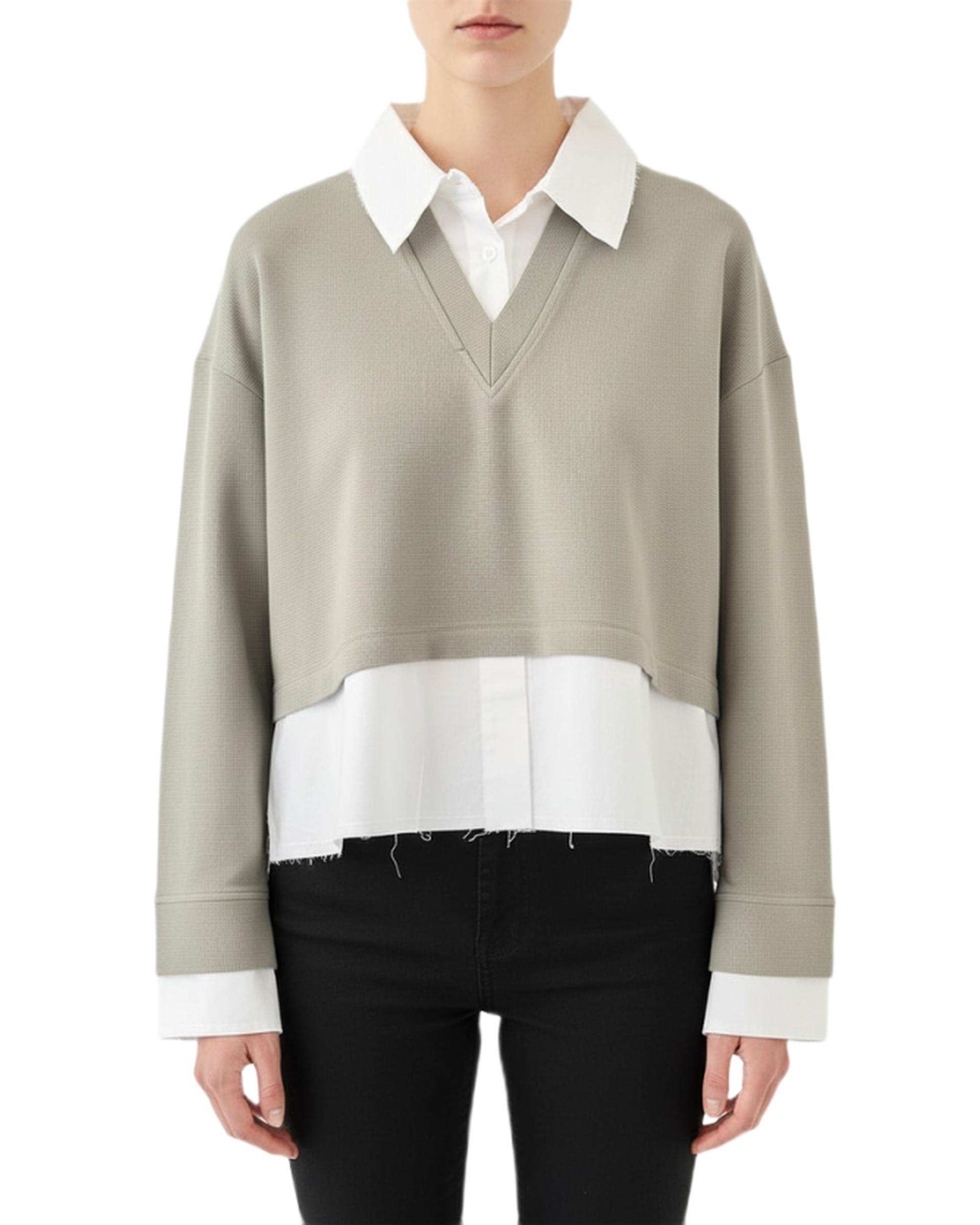 بلوز زنانه سبز سدری سرژه Serge کد 243108