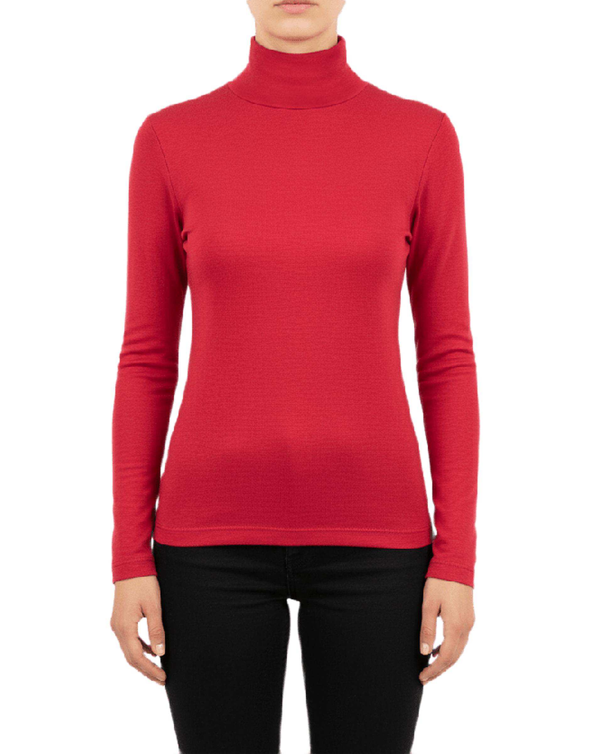 بلوز زنانه تریکو قرمز سرژه Serge کد 243117