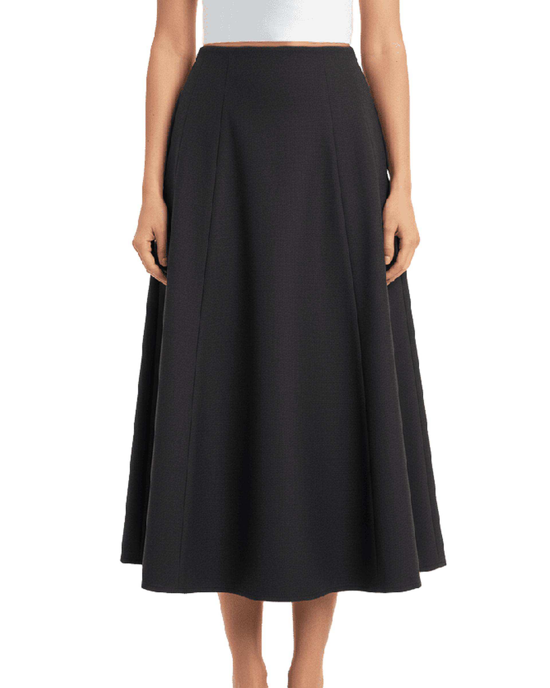 دامن زنانه مشکی سرژه Serge کد 2106427