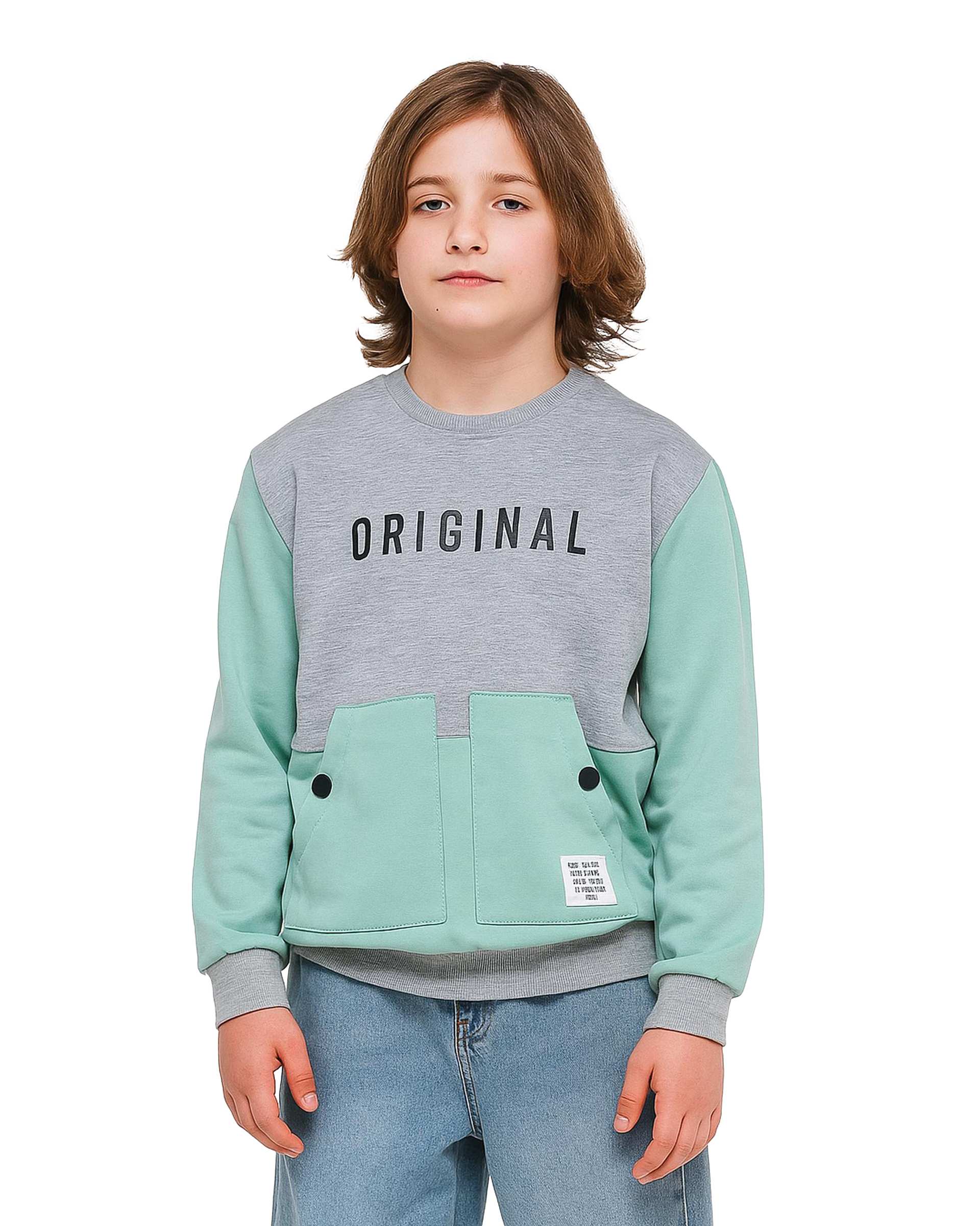 سویشرت بچگانه سبز لئو کیدز Leo Kids کد 6844