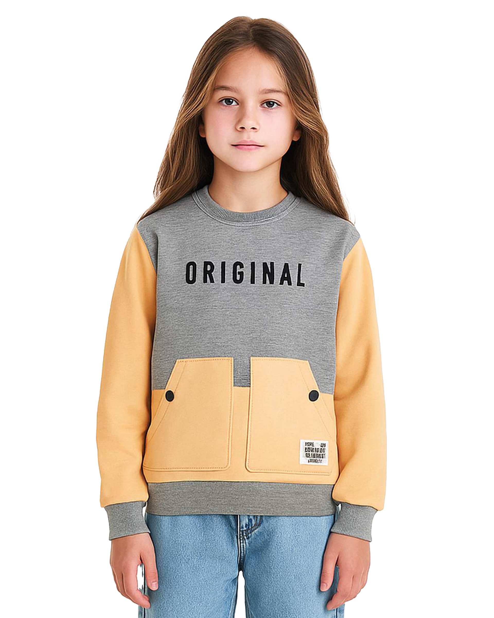 سویشرت بچگانه گلبهی لئو کیدز Leo Kids کد 6844-1