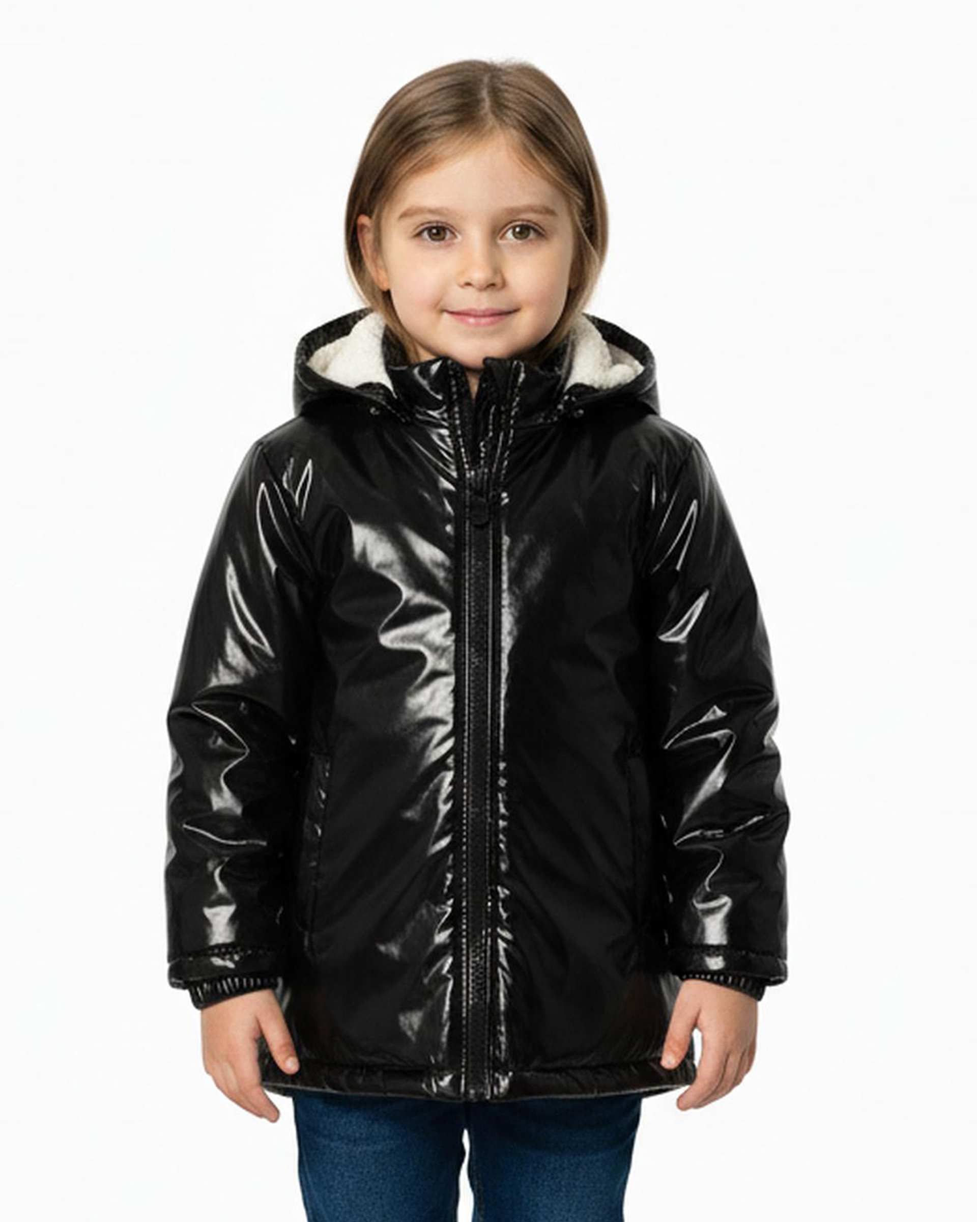 سویشرت دخترانه مشکی لئو کیدز Leo Kids کد 6850