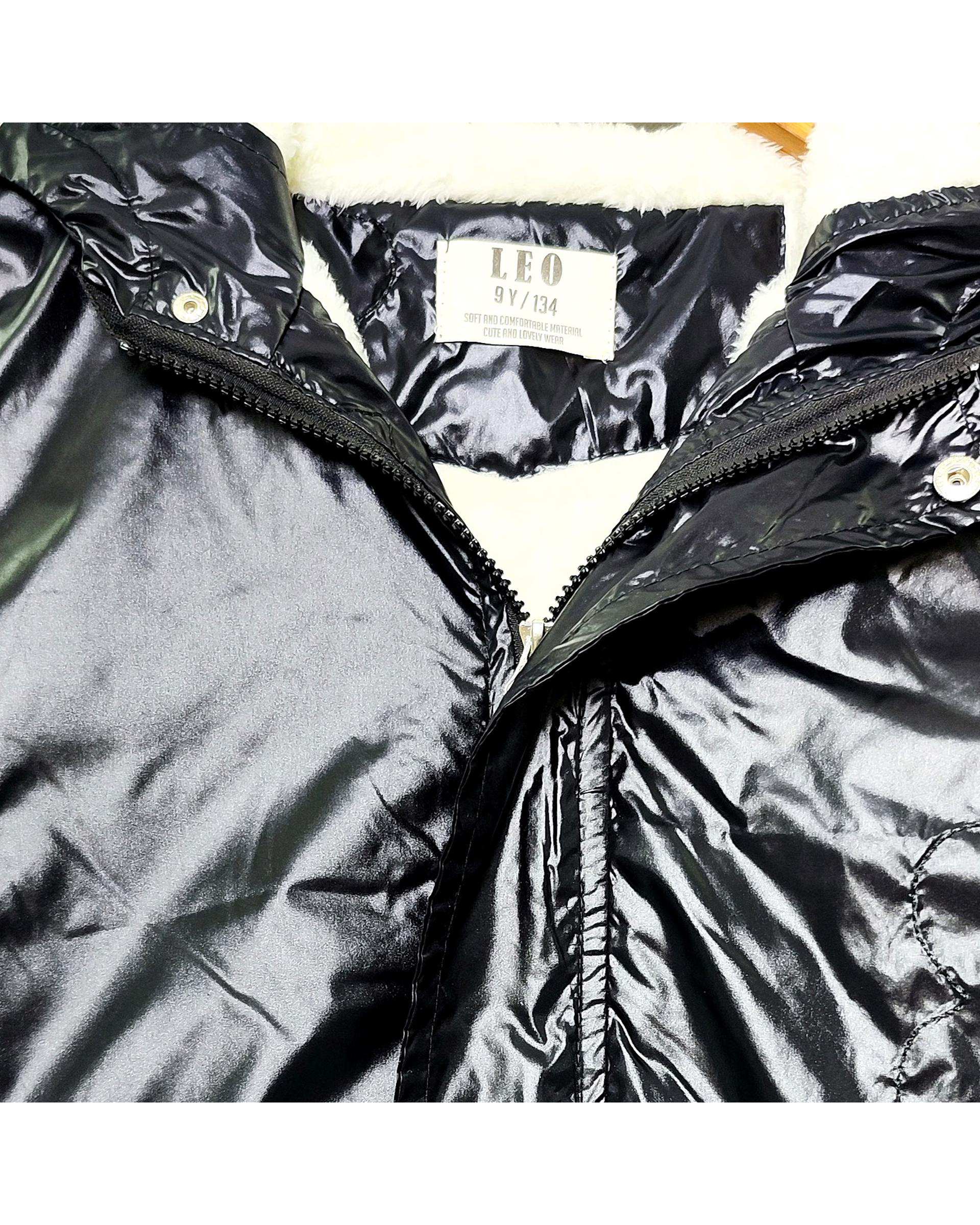 سویشرت دخترانه مشکی لئو کیدز Leo Kids کد 6850