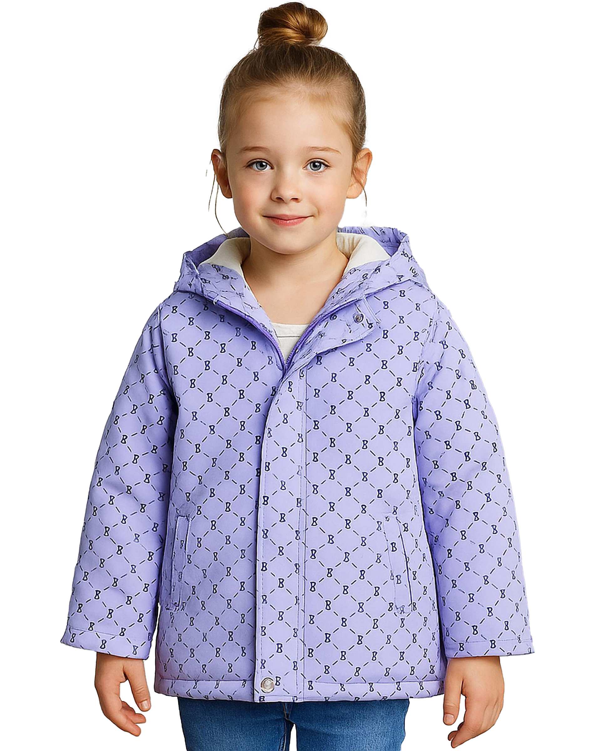 کاپشن بچگانه یاسی لئو کیذر Leo Kids طرح بالنسیاگا کد 6858-2