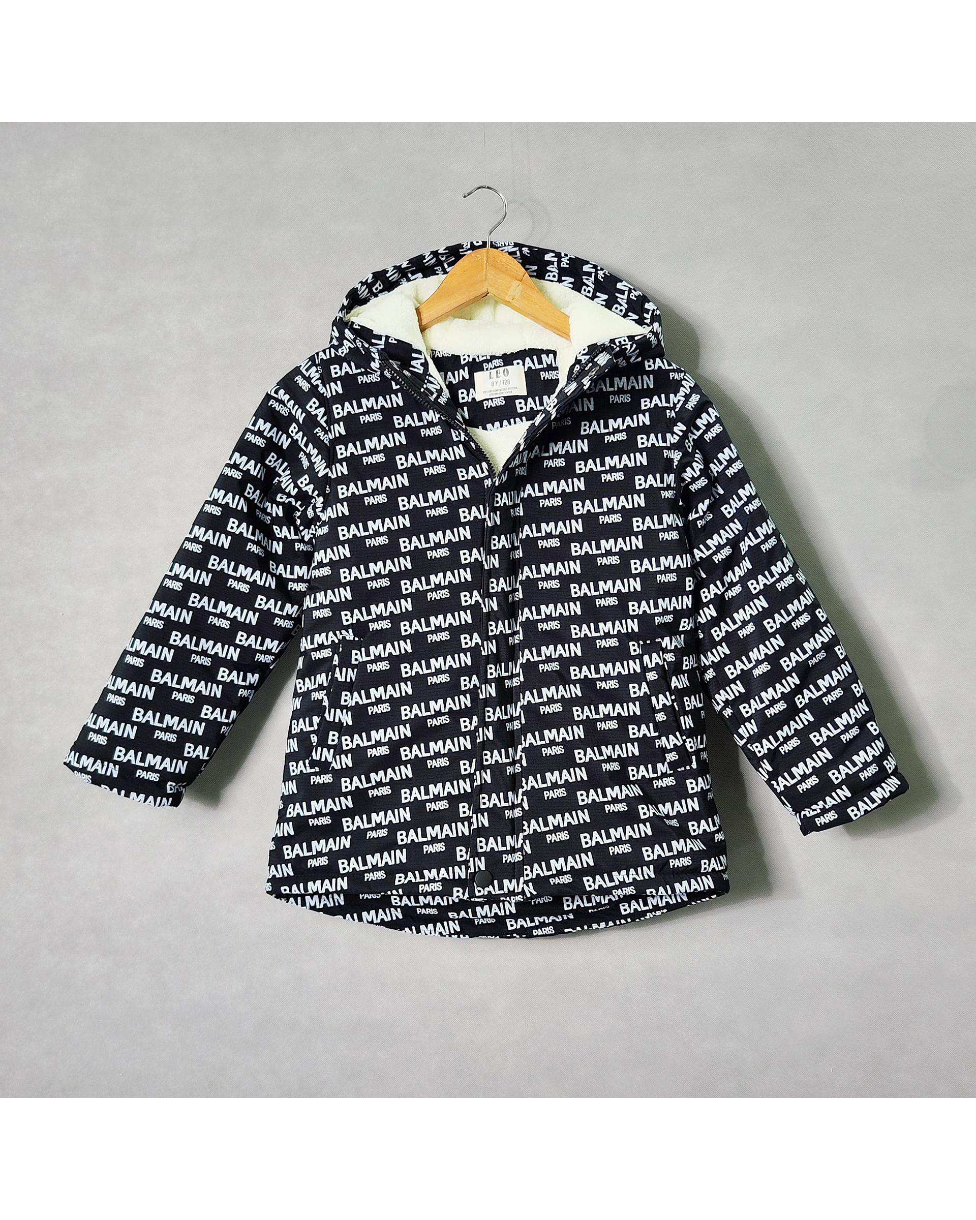 کاپشن بچگانه مشکی لئو کیدز Leo Kids طرح بالمین کد 6859-1