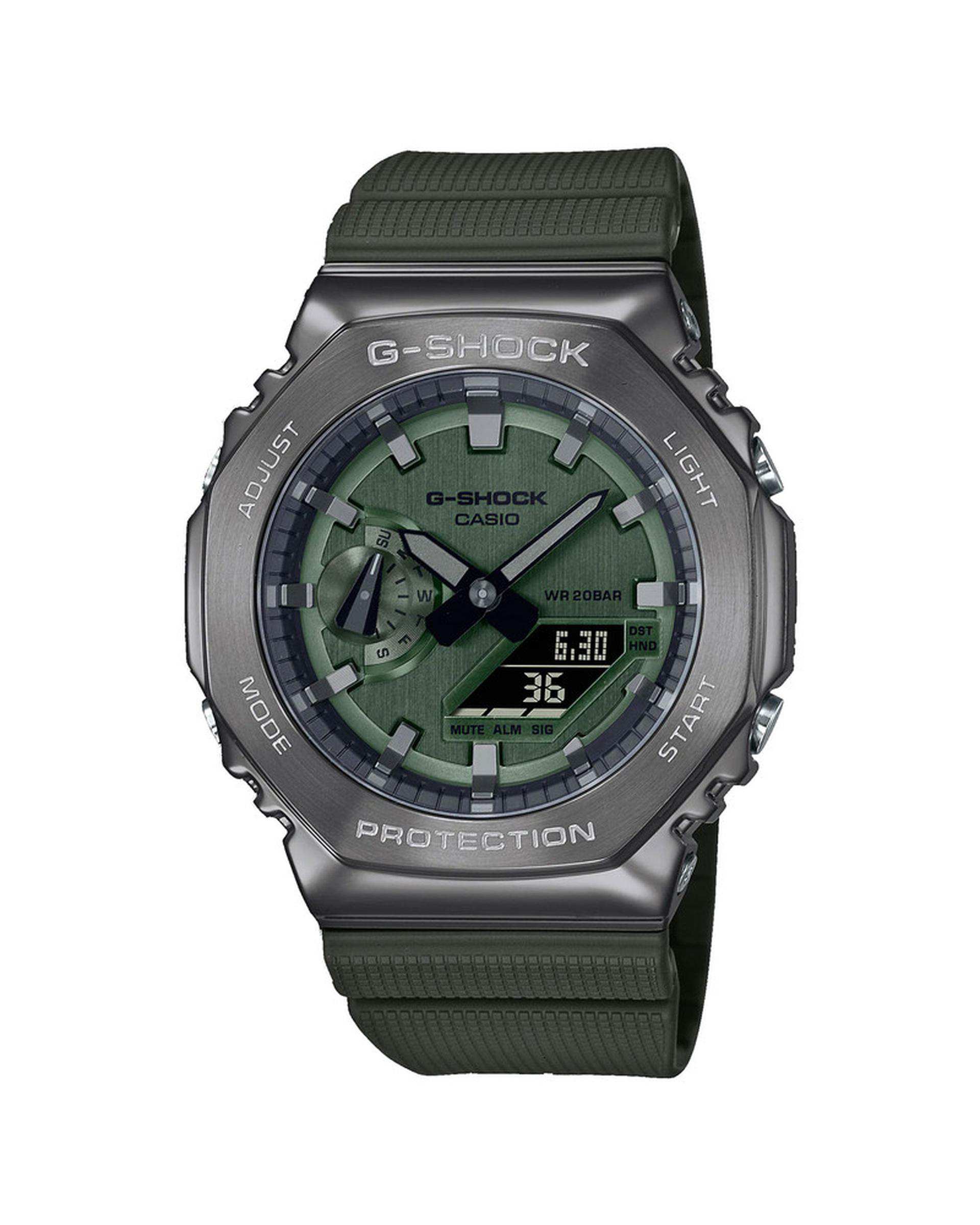 ساعت مچی مردانه عقربه ای و دیجیتال کاسیو Casio مدل GM-2100B-3ADR