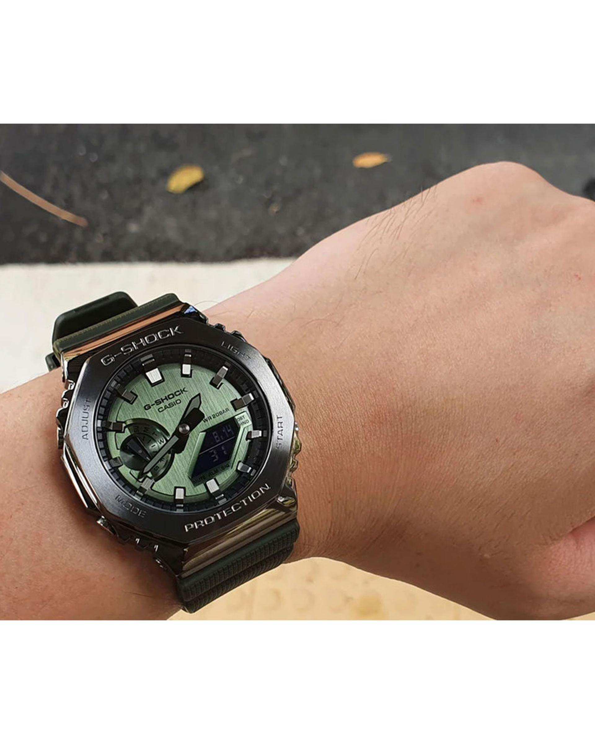 ساعت مچی مردانه عقربه ای و دیجیتال کاسیو Casio مدل GM-2100B-3ADR