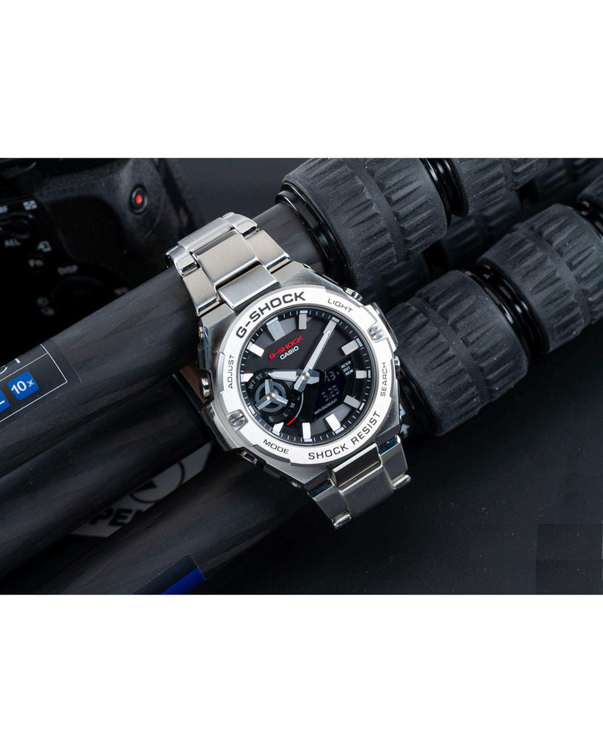 ساعت مچی مردانه عقربه ای و دیجیتال جی شاک کاسیو Casio مدل GST-B500D-1ADR