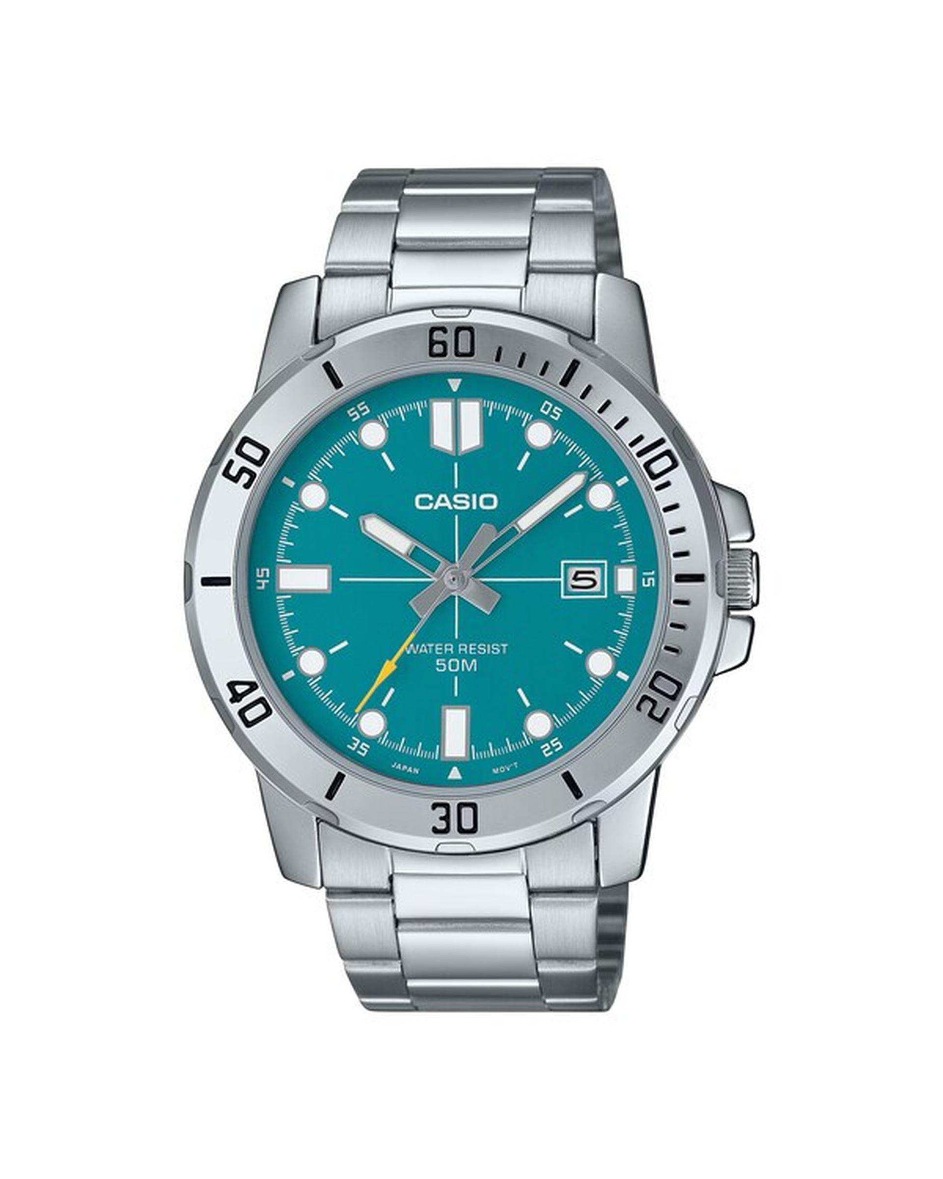 ساعت مچی مردانه عقربه ای کاسیو Casio مدل MTP-VD01D-3E2VUDF