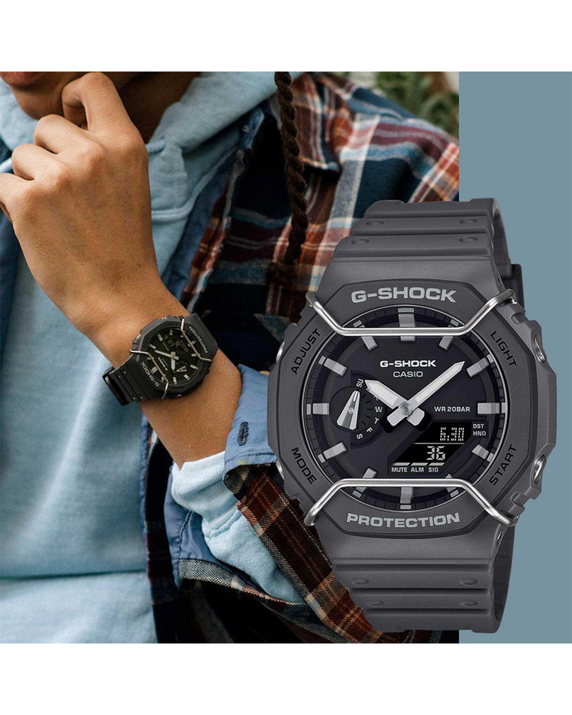 ساعت مچی مردانه عقربه ای و دیجیتال کاسیو Casio مدل GA-2100PTS-8ADR