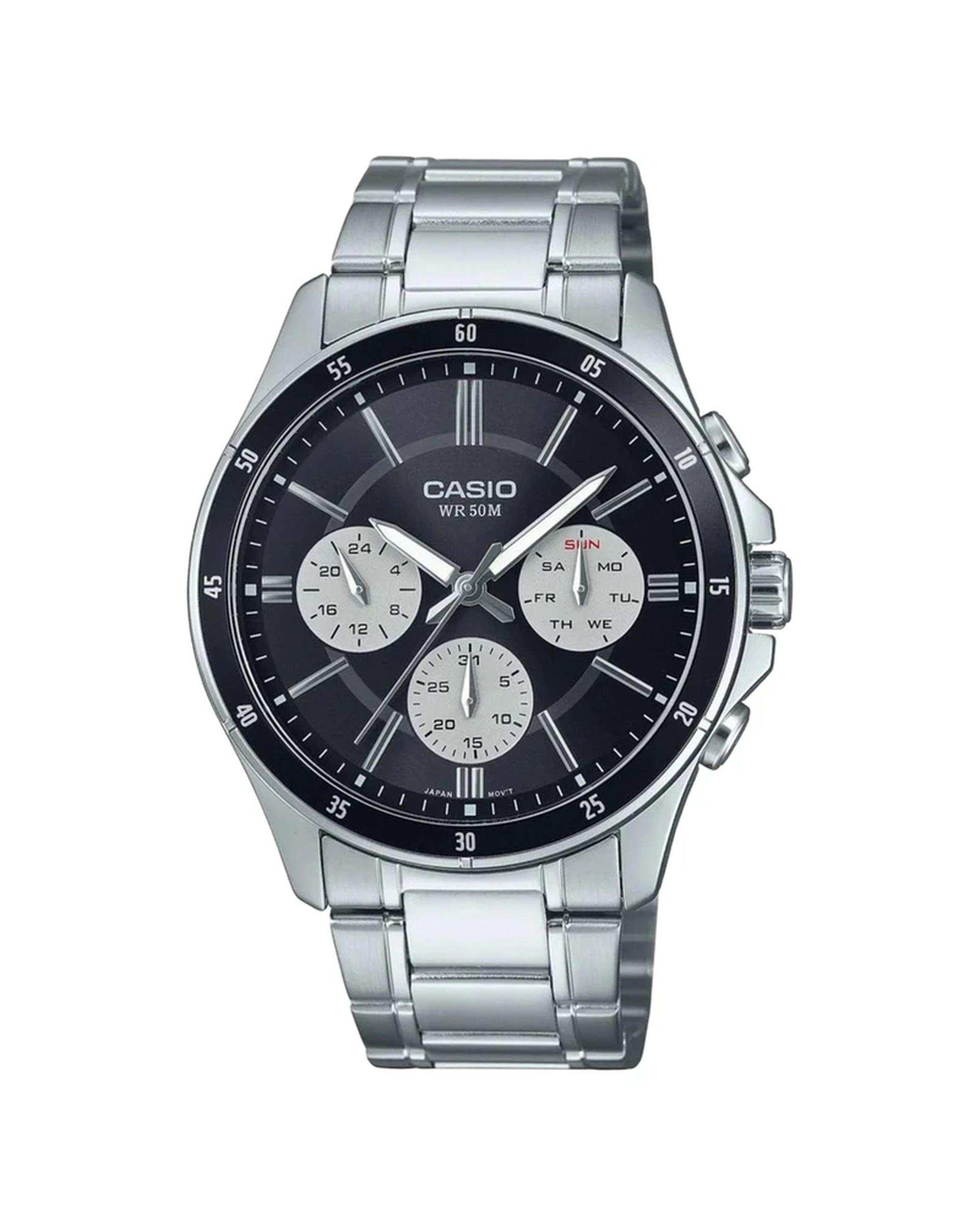 ساعت مچی مردانه عقربه ای کاسیو Casio مدل MTP-1374D-1A3VDF