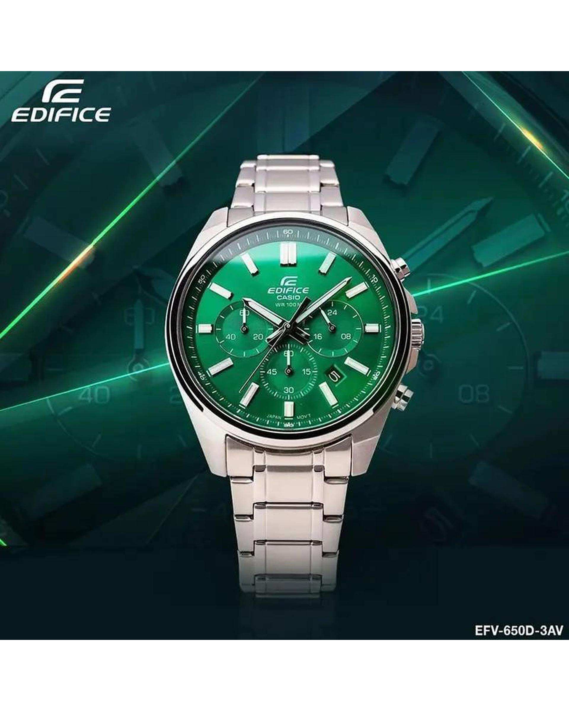 ساعت مچی مردانه عقربه ای کاسیو Casio مدل EFV-650D-3AVUDF